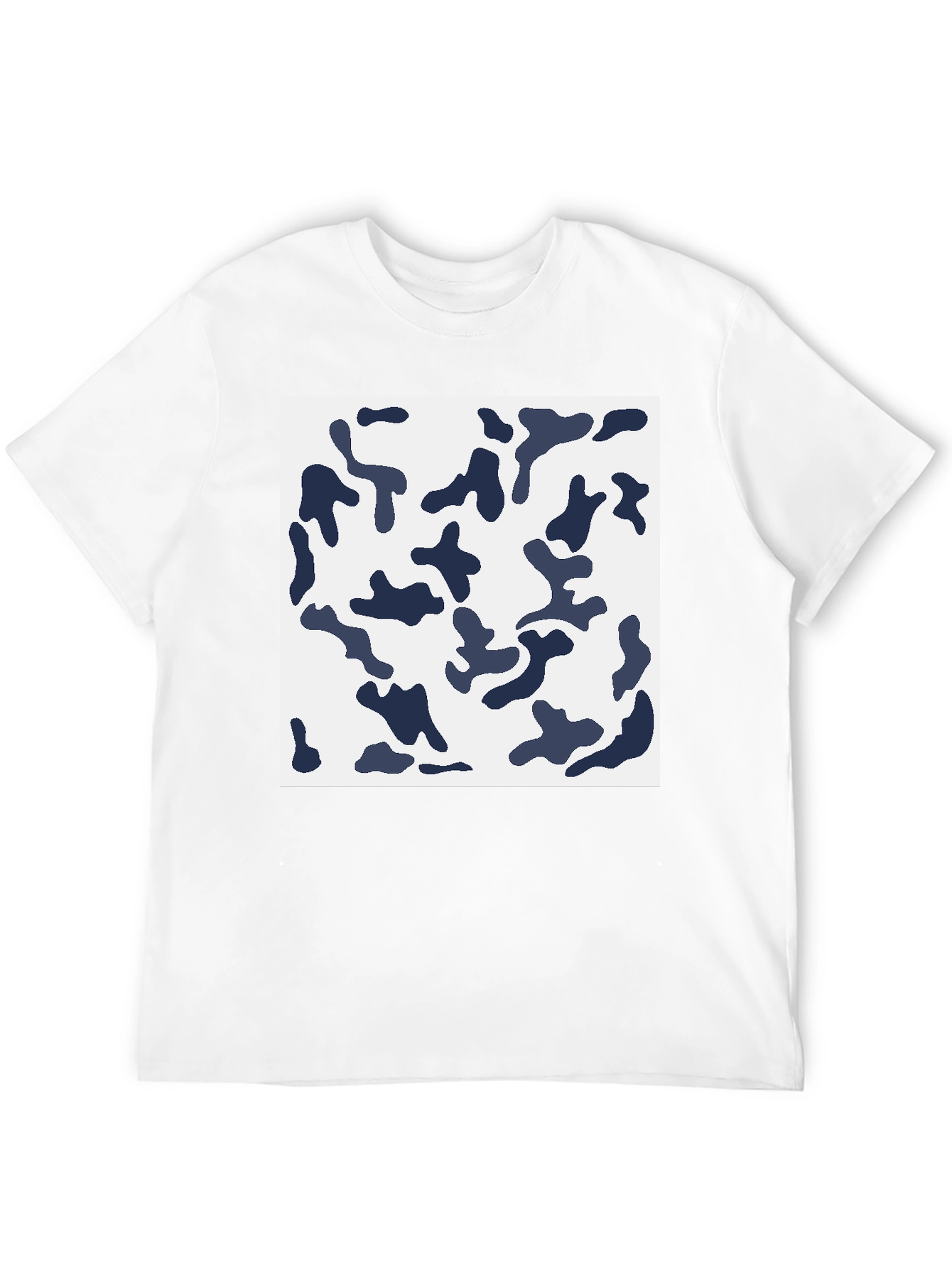 Black Cool Camo Graphic Tee - Men's Black Cotton T-Shirt view 12