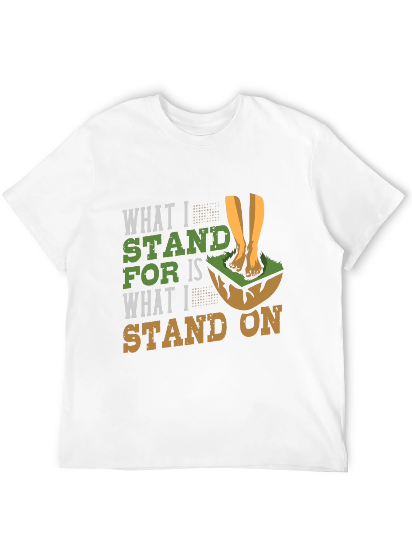 Black What I Stand For Graphic Tee view 12