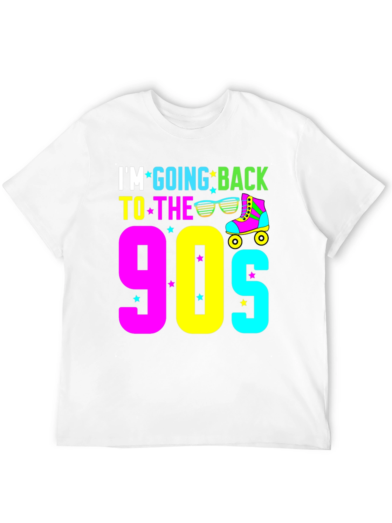 Black 90s Throwback T-Shirt view 12