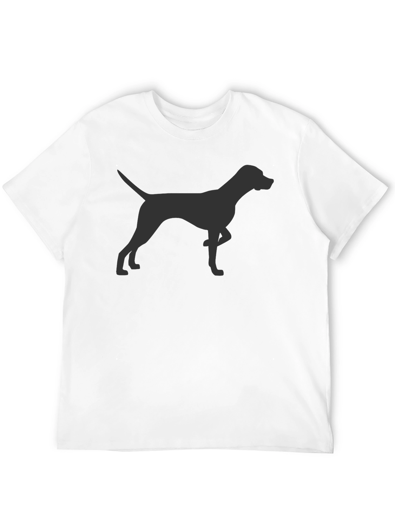 Black Black Dog Silhouette Graphic Tee view 12