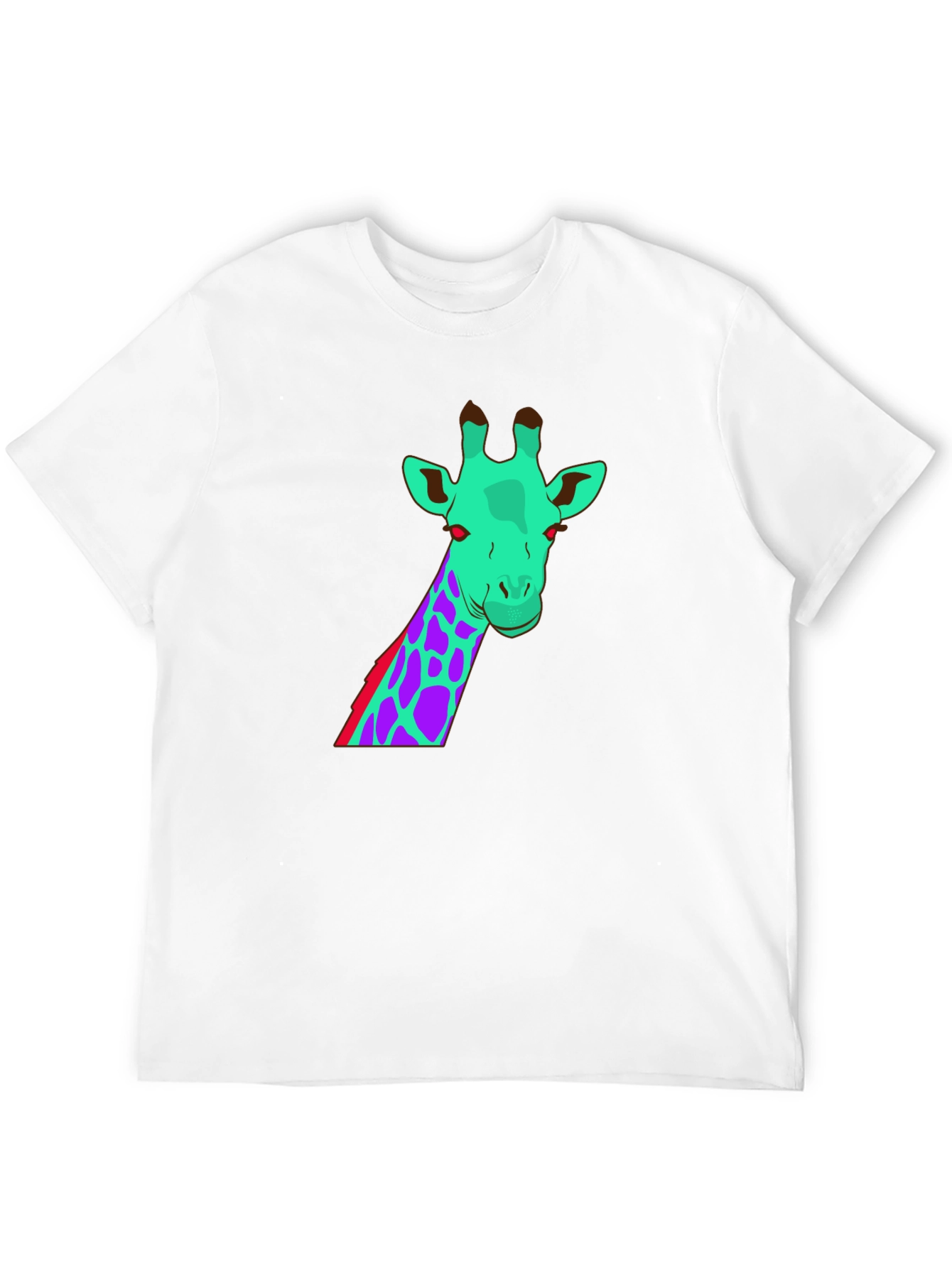 Black Funky Giraffe Graphic Tee - Unique Design view 12