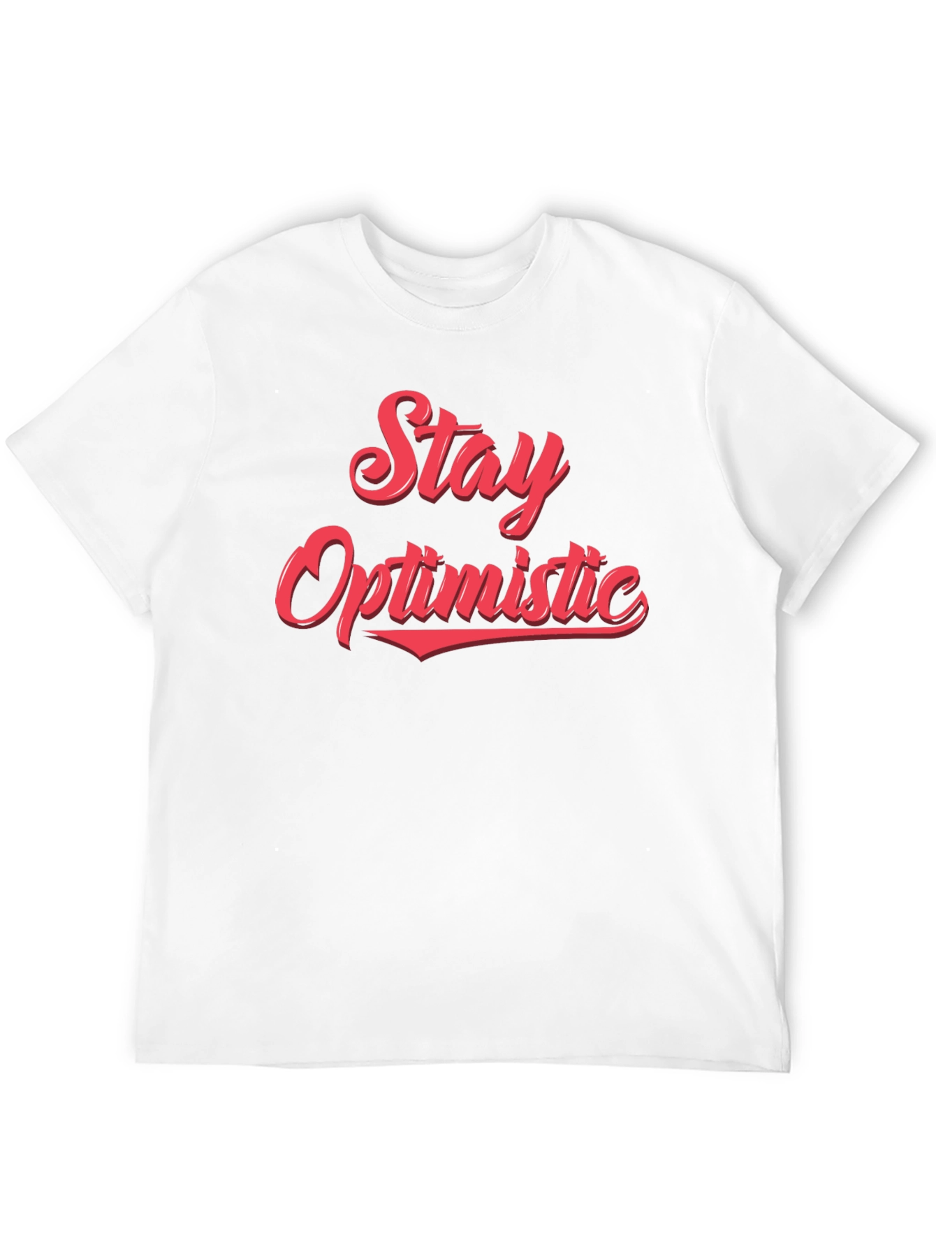 Black Stay Optimistic T-Shirt - Black view 12