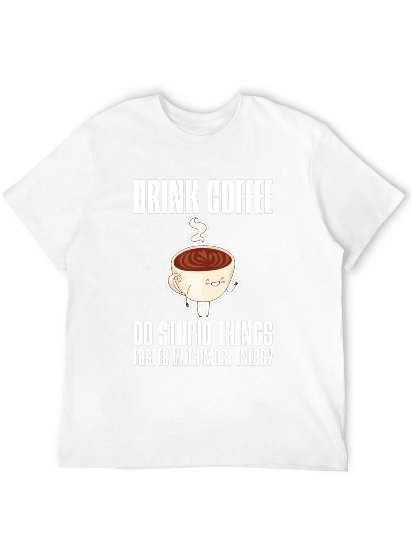 Black Drink Coffee Funny Graphic Tee view 12