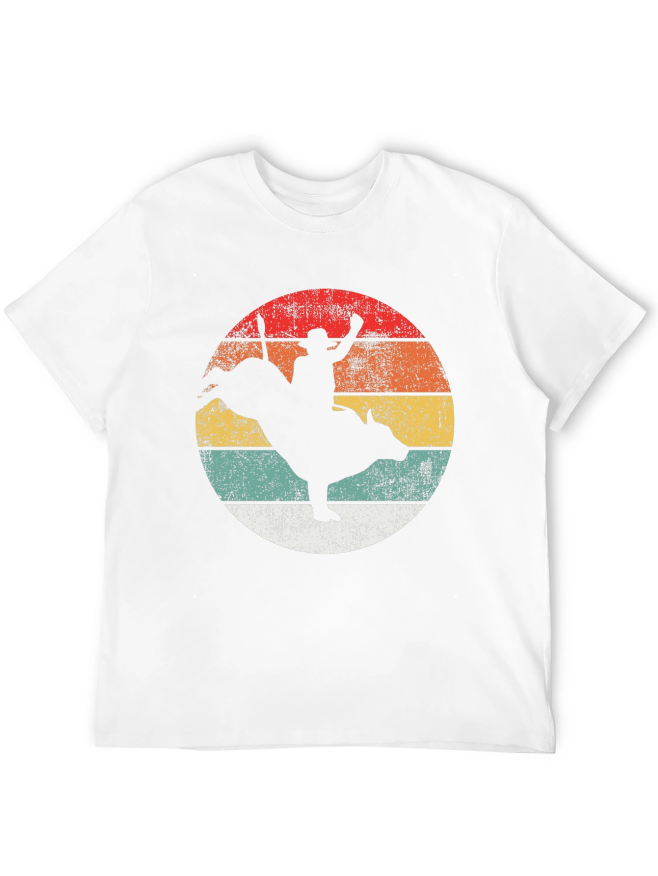 Black Retro Rodeo T-Shirt - Western Bull Riding Tee view 12