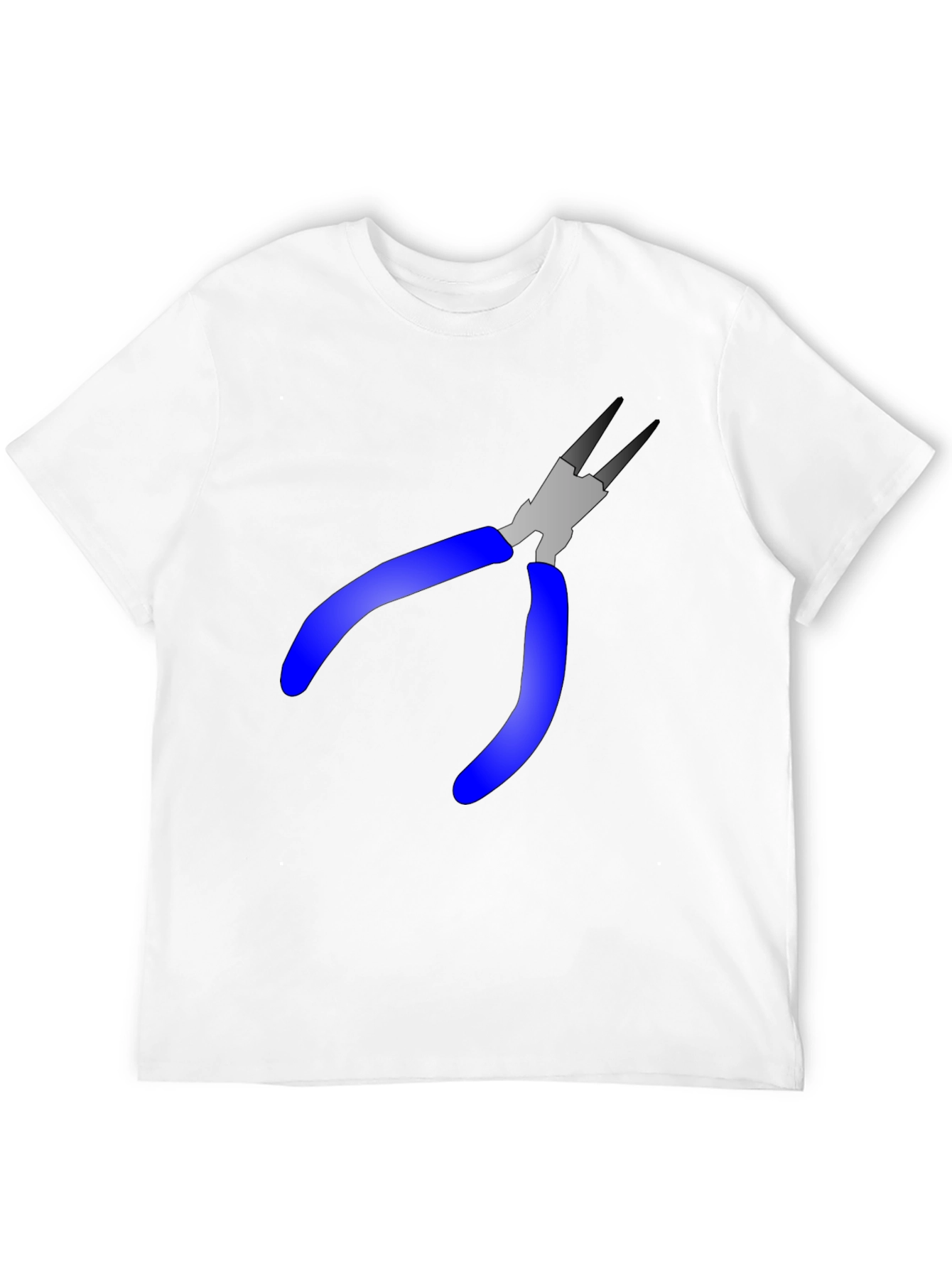 Black Pliers Graphic Tee - Black Cotton Blend T-Shirt view 12