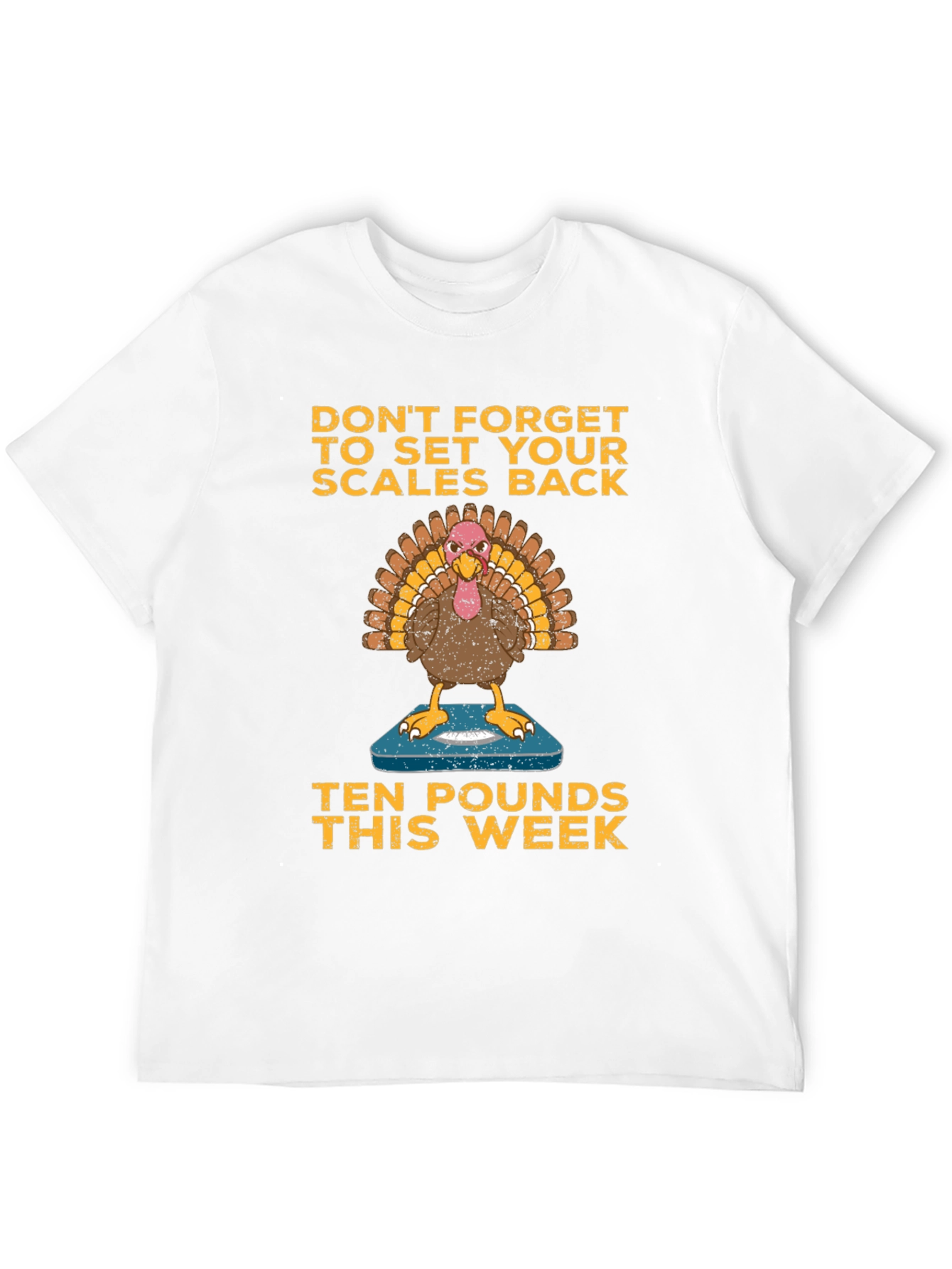 Black Funny Thanksgiving Turkey Diet T-Shirt view 12