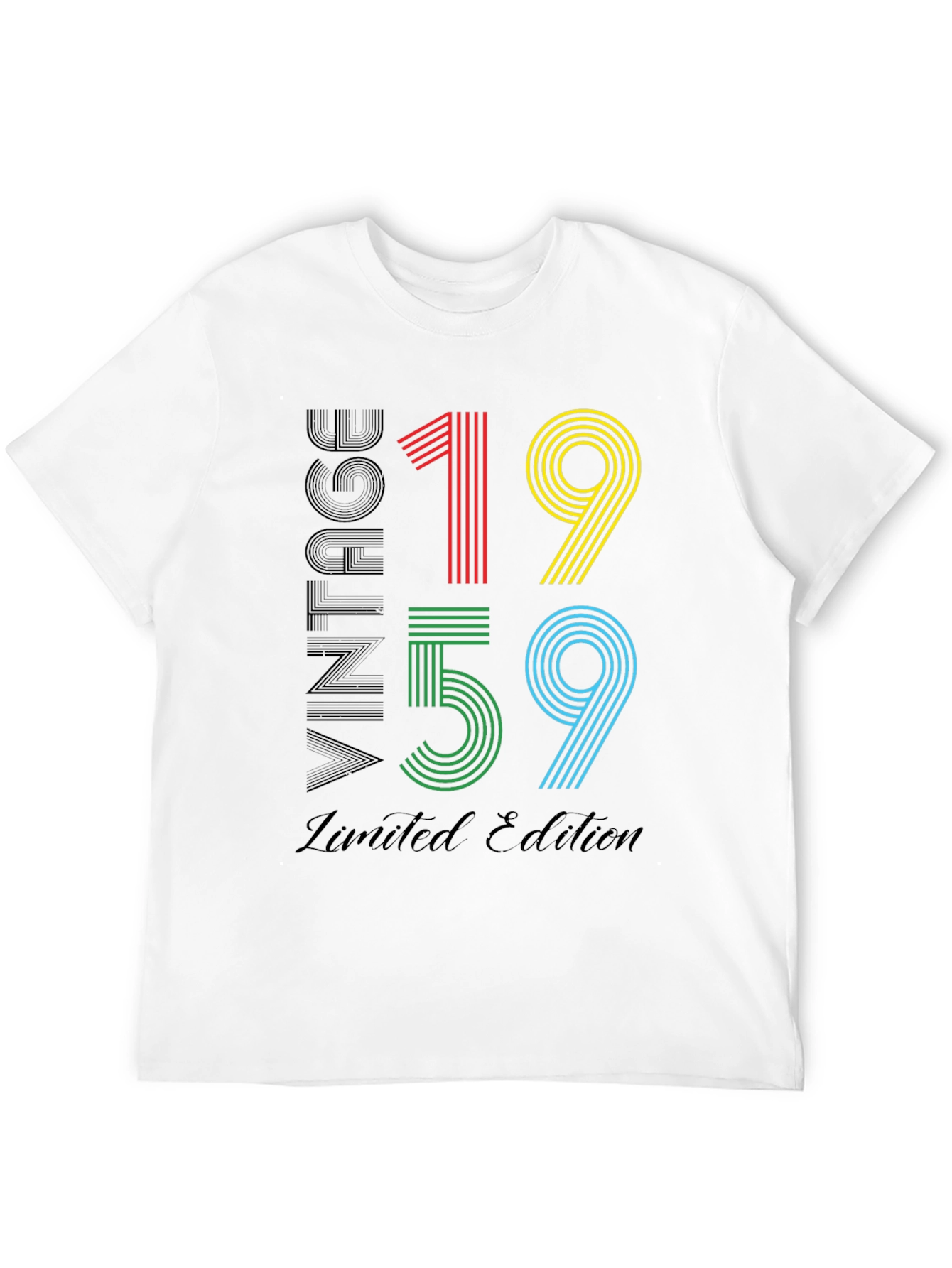 Black Vintage 1959 Limited Edition T-Shirt view 12