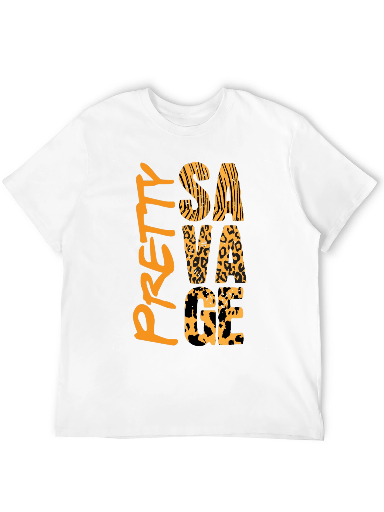 Black Pretty Savage Graphic Print Tee - Black view 12
