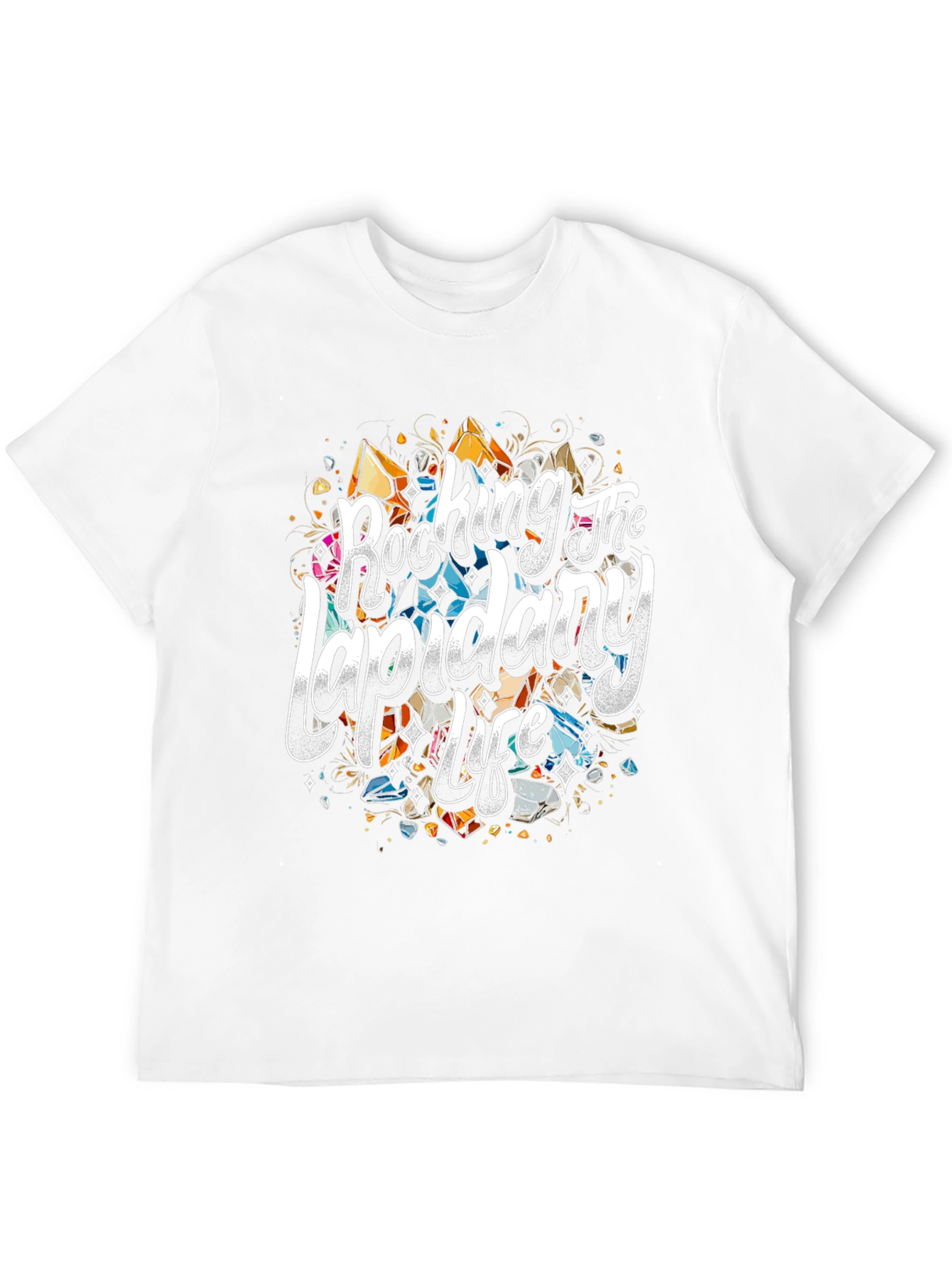 Black Rocking The Lapidary Life T-Shirt view 12