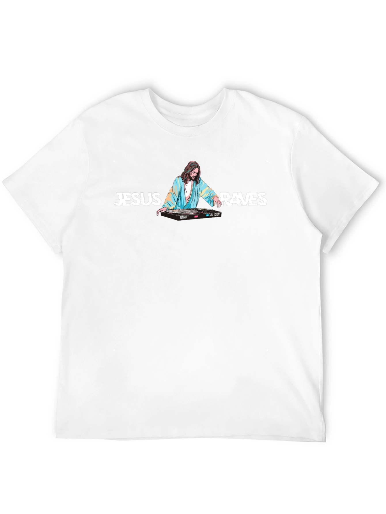Black Jesus Raves Graphic T-Shirt view 12