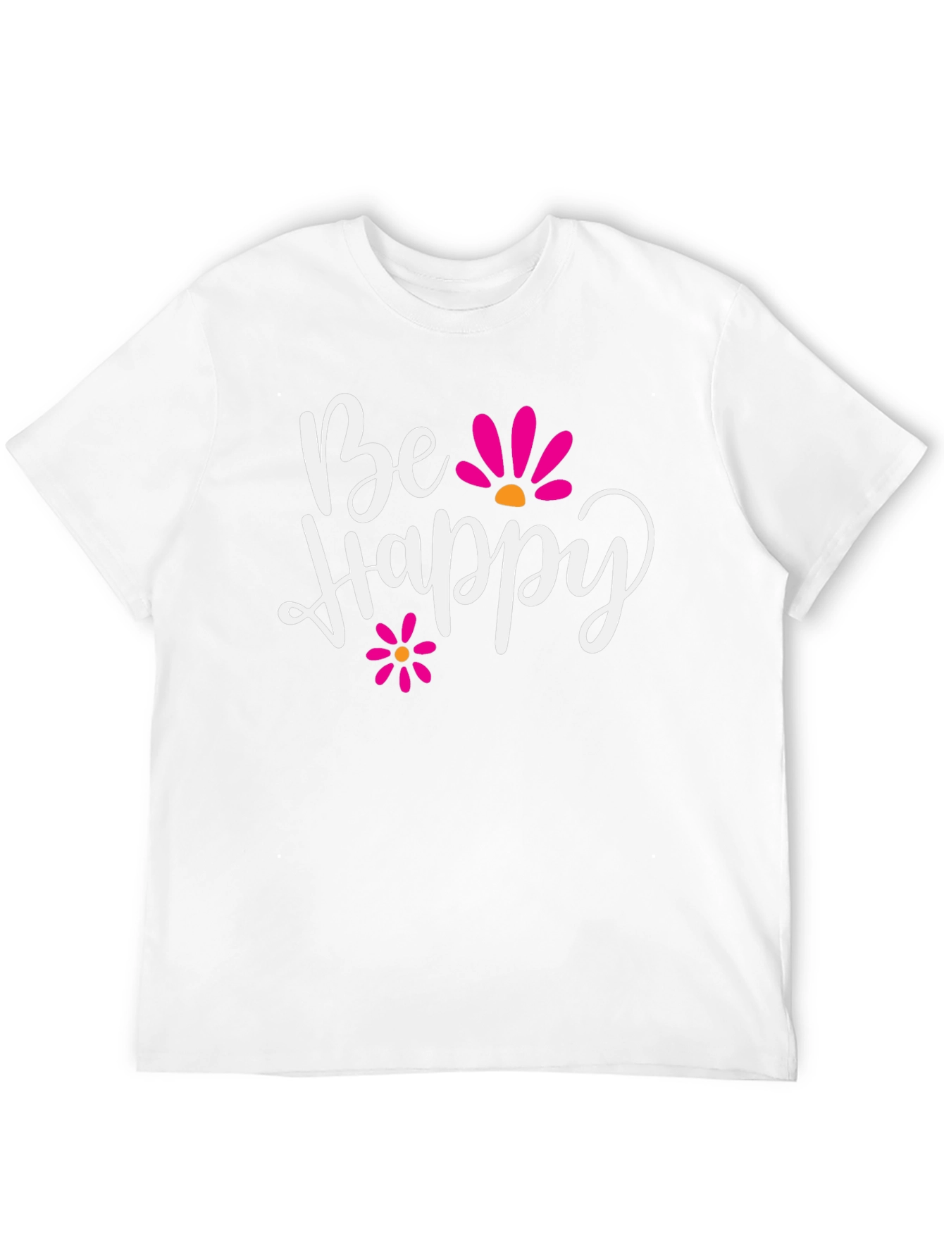 Black Be Happy Graphic Tee - Positive Vibes view 12