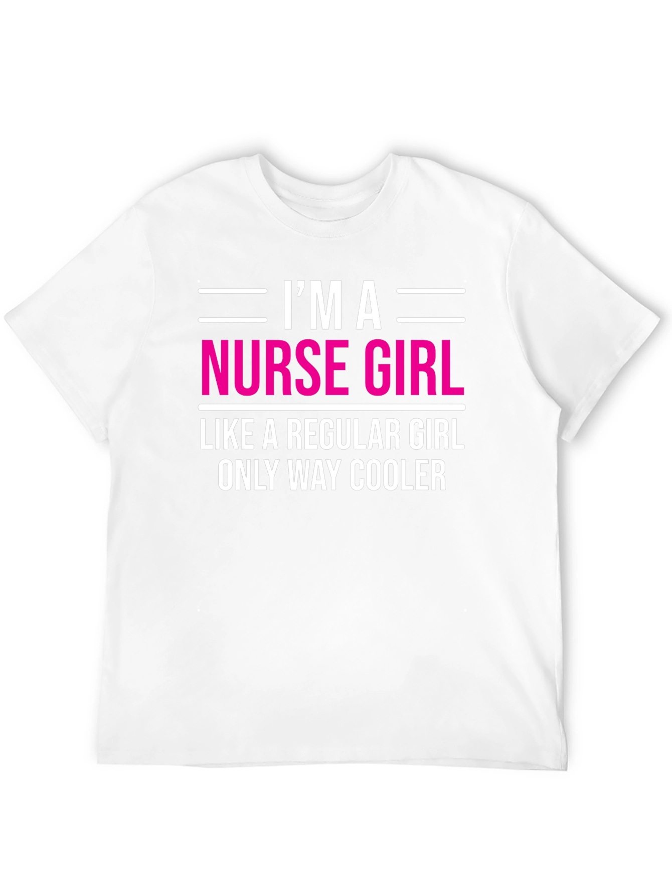 Black I'm A Nurse Girl T-Shirt view 12