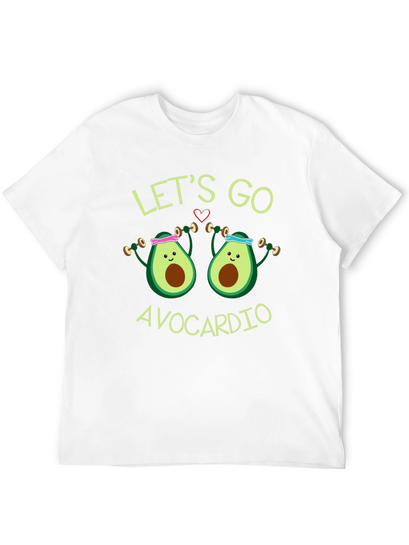 Black Avocardio Funny Workout T-Shirt view 12