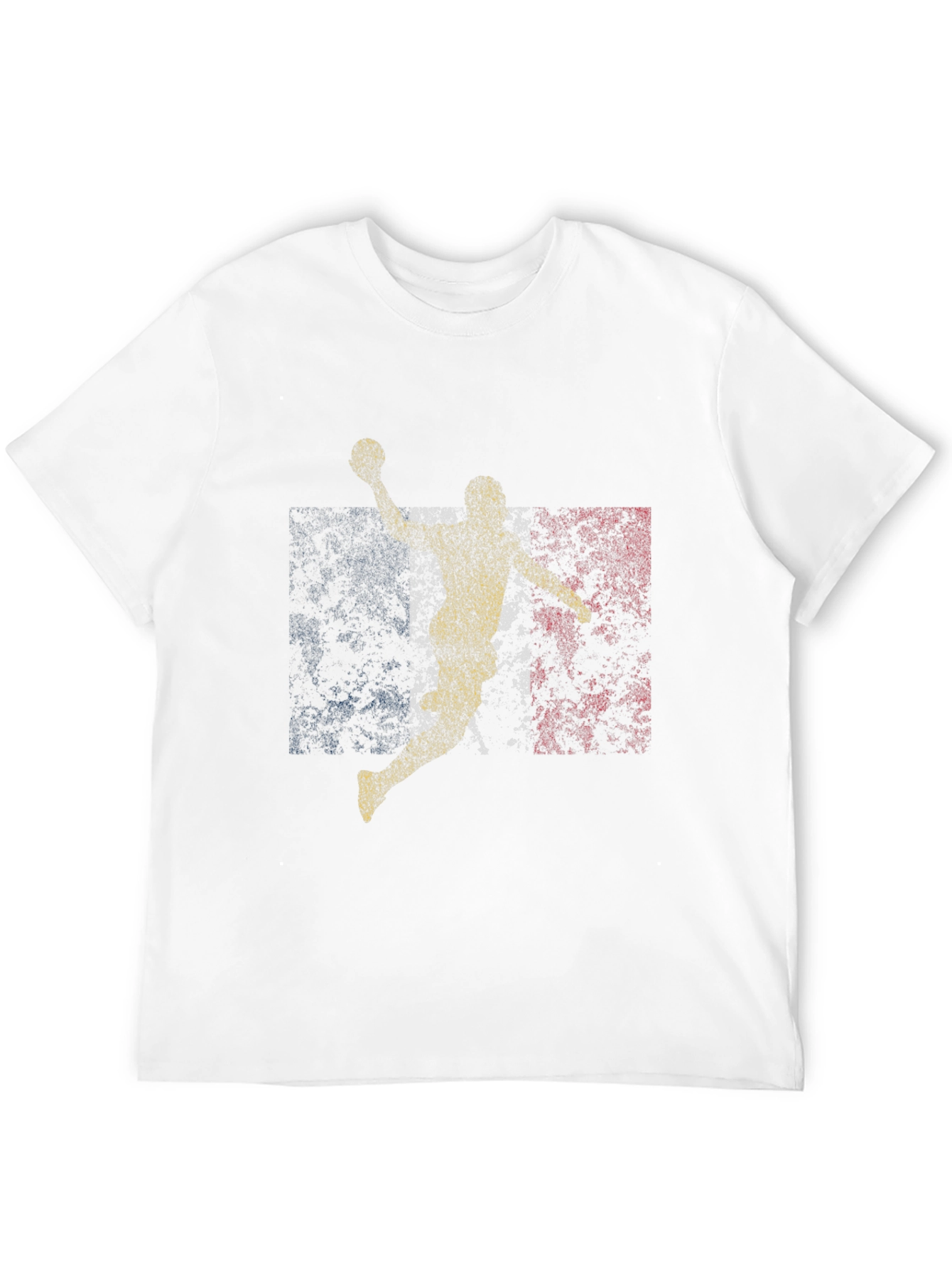 Black Handball Player Graphic Tee - Black view 12