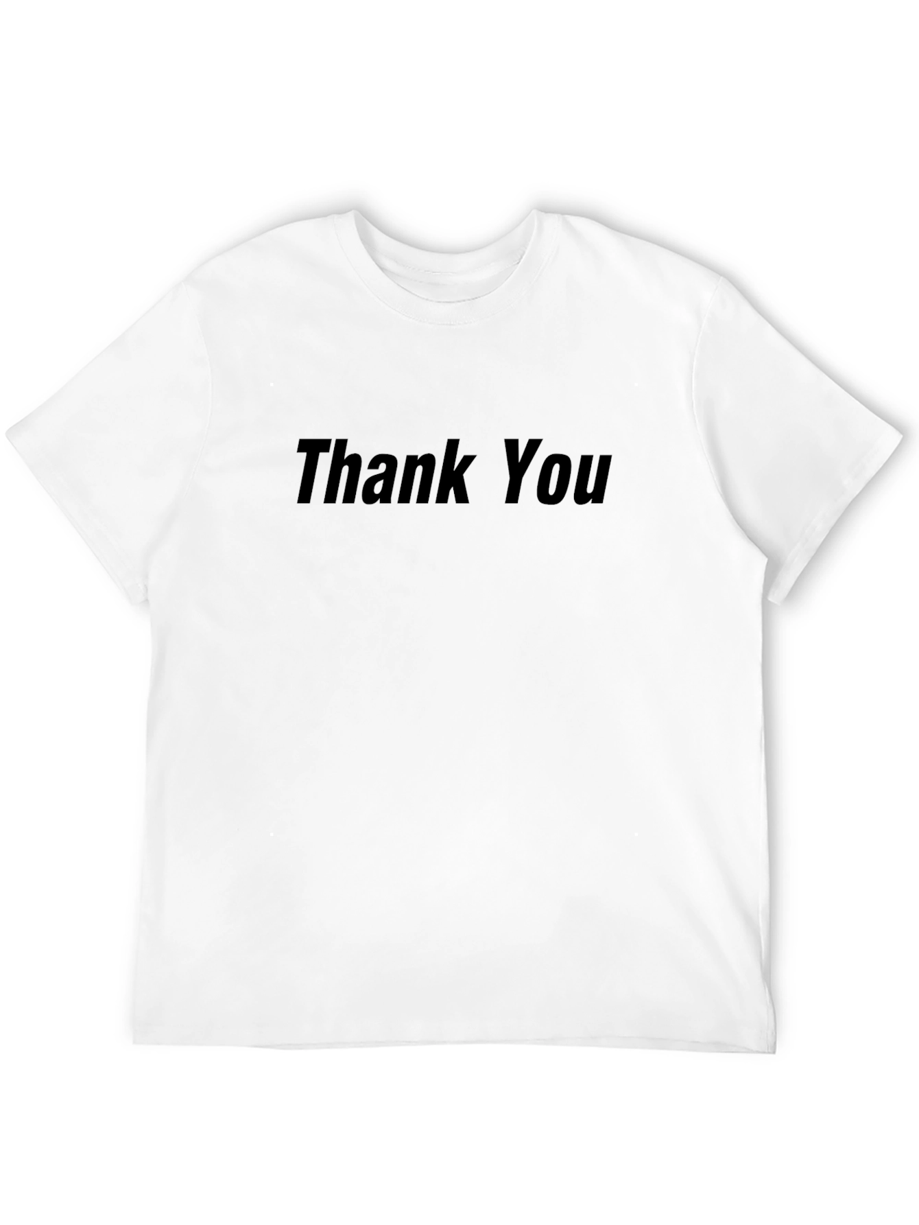 Black Thank You Black Graphic T-Shirt view 12