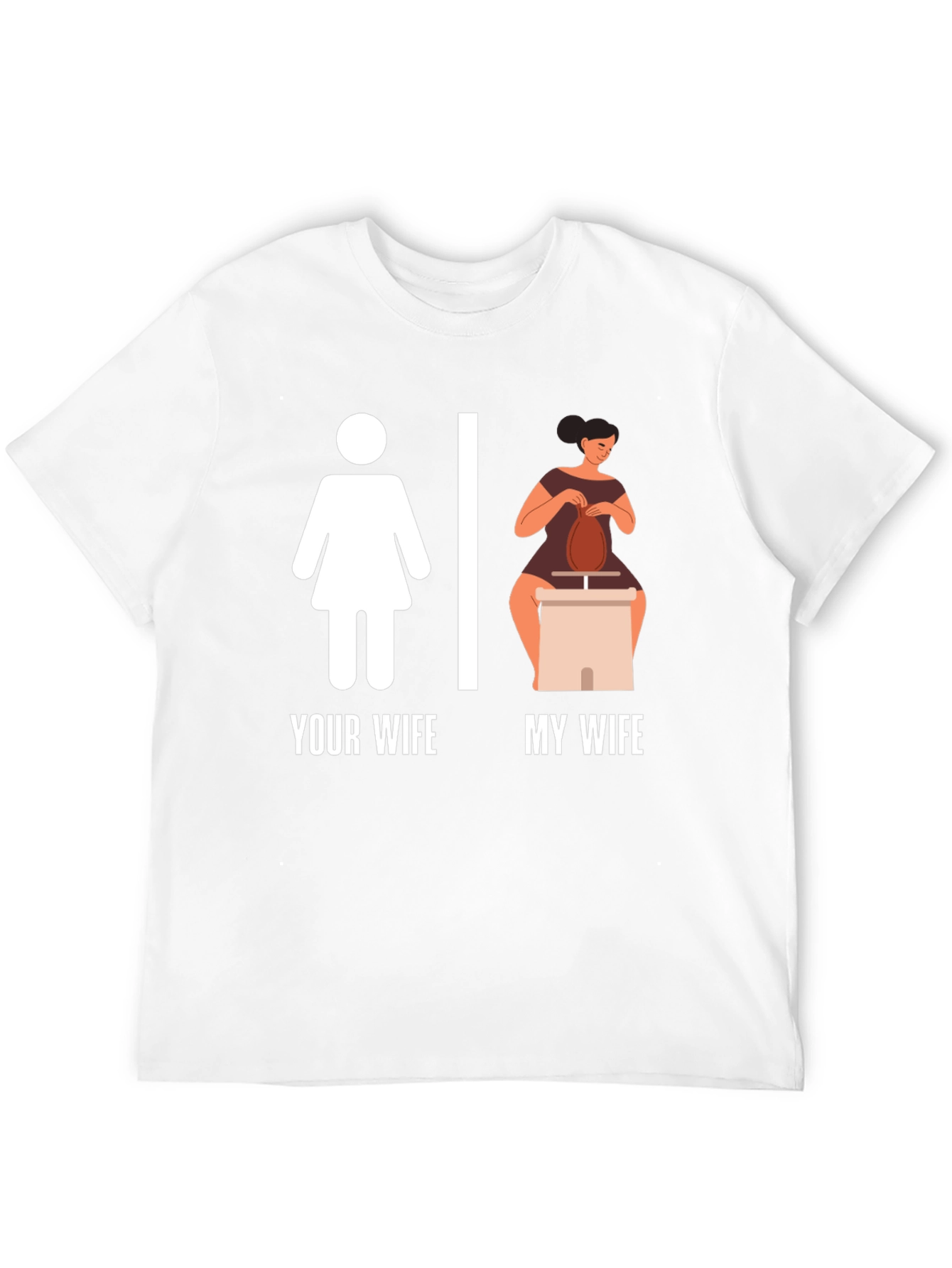 Black Your Wife My Wife T-Shirt Funny Pottery Graphic Tee view 12