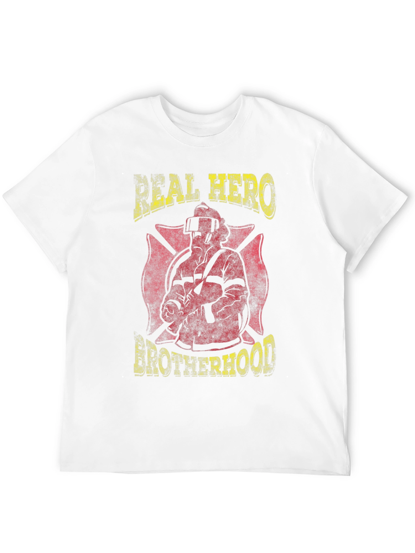 Black Real Hero Brotherhood Graphic T-Shirt view 12