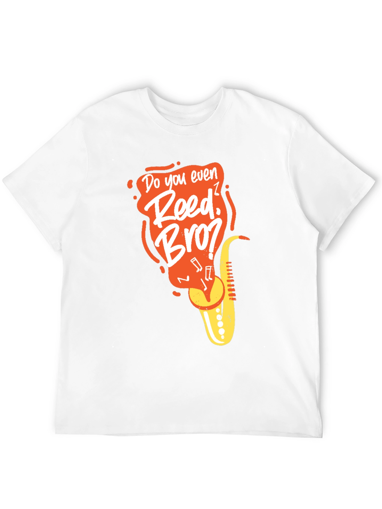 Black Do You Even Reed Bro? Graphic T-Shirt view 12