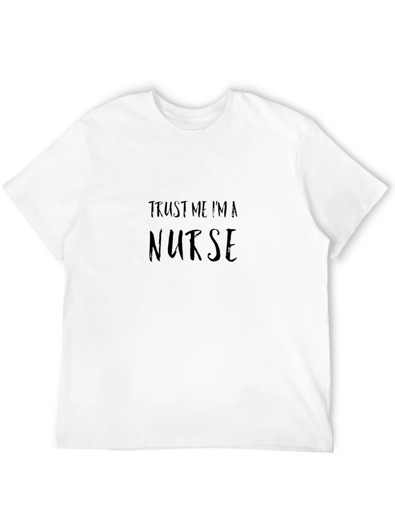 Black Trust Me I'm a Nurse - Black T-Shirt view 12