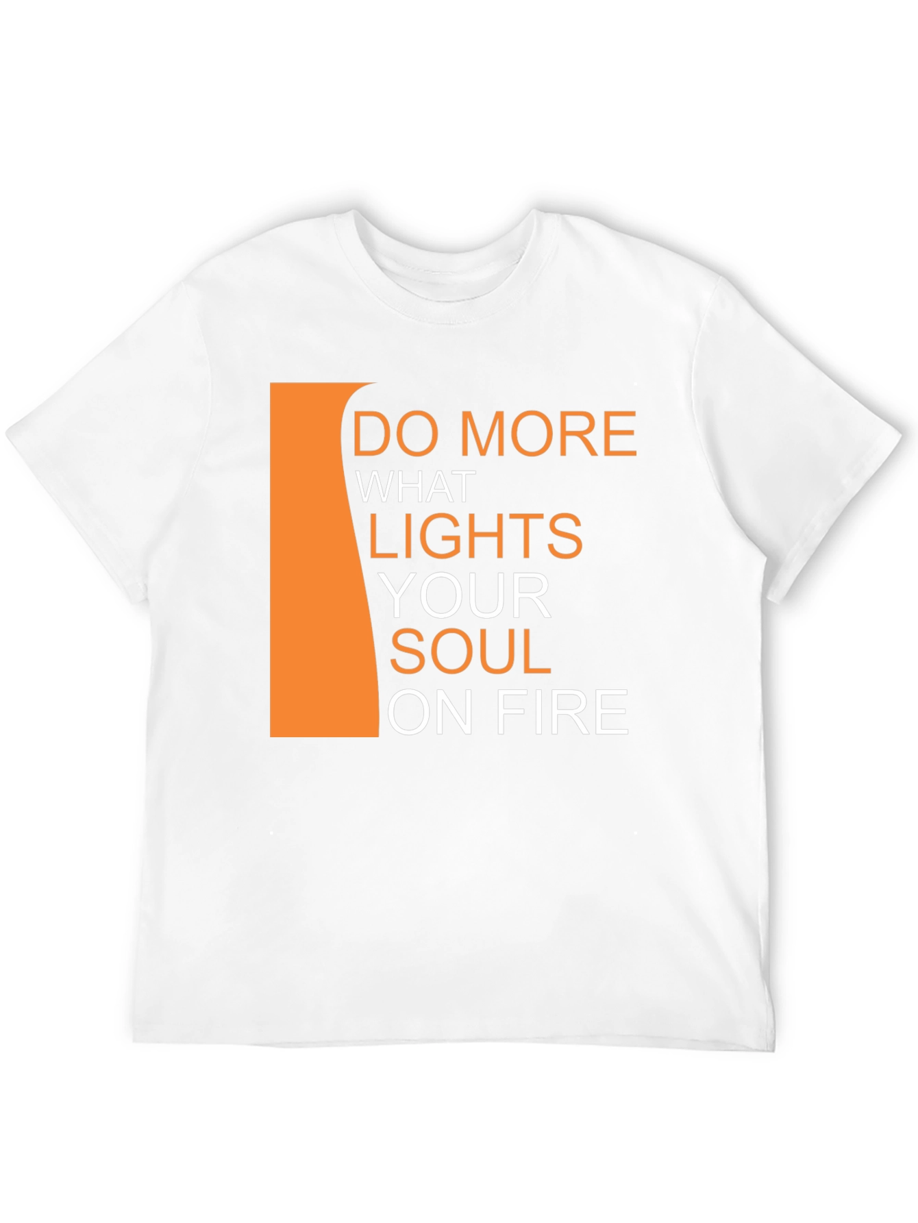 Black Inspirational Black T-Shirt - Do More What Lights Your Soul view 12