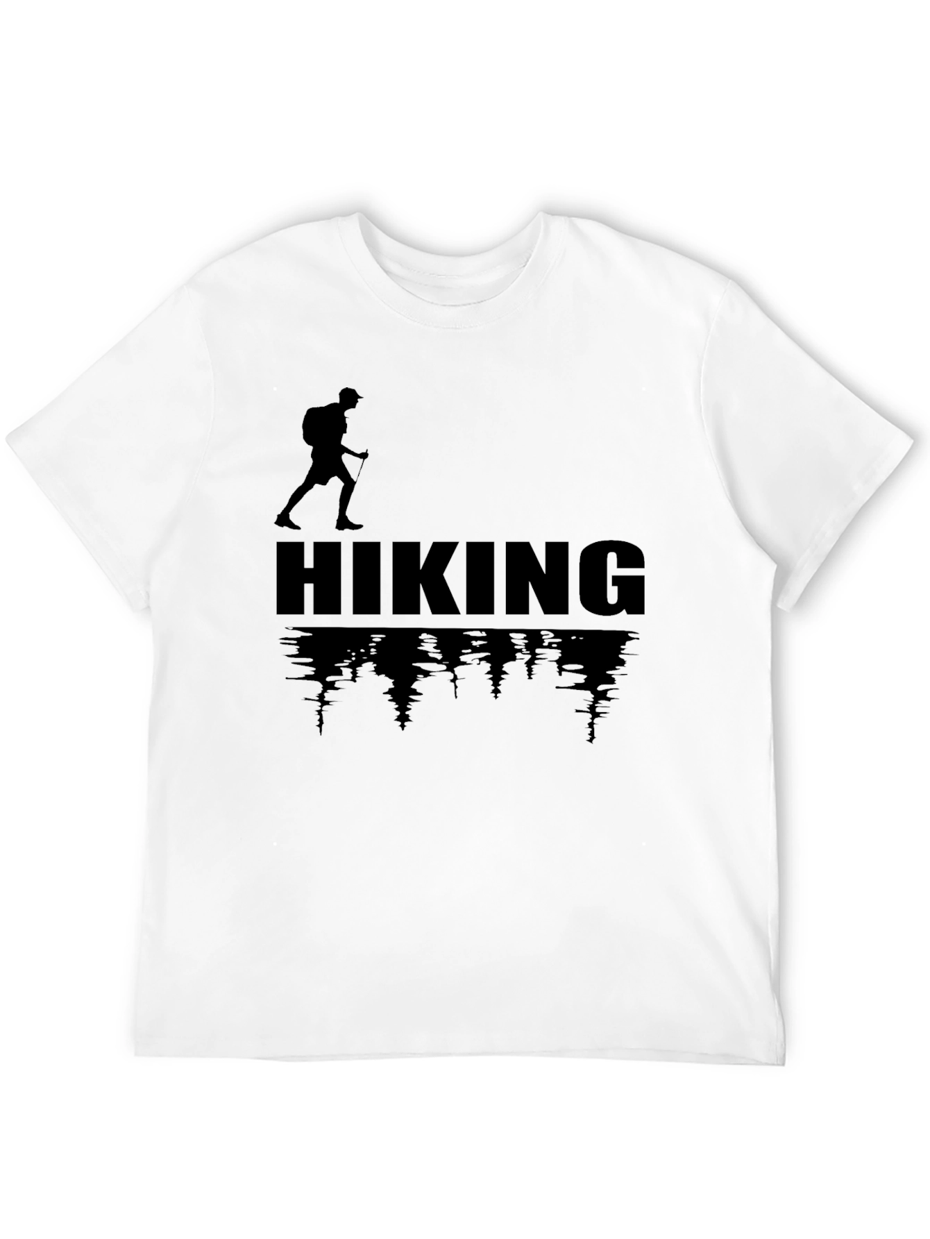 Black Hiking Adventure Graphic T-Shirt view 12