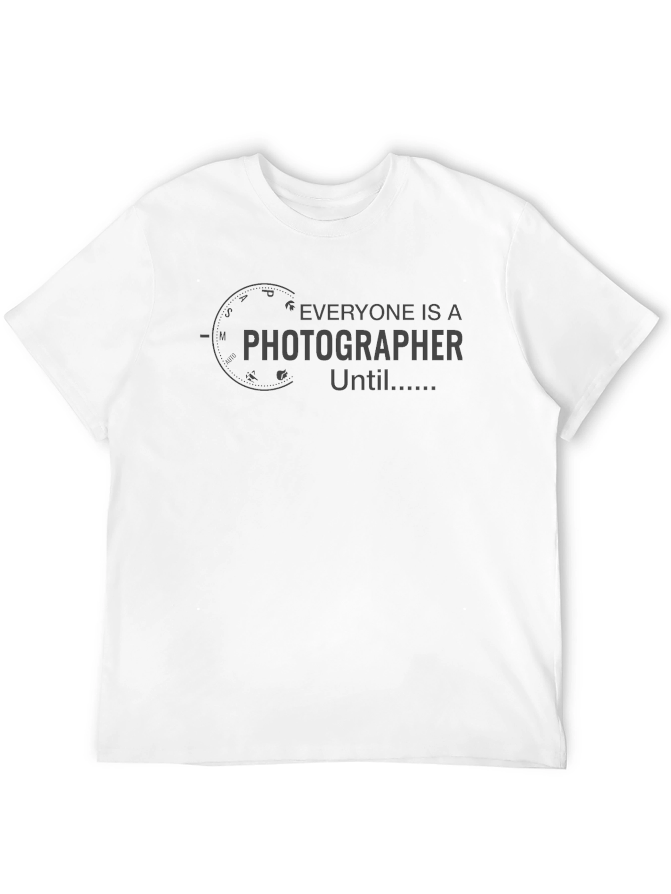 Black Photographer Mode Funny Graphic T-Shirt view 12