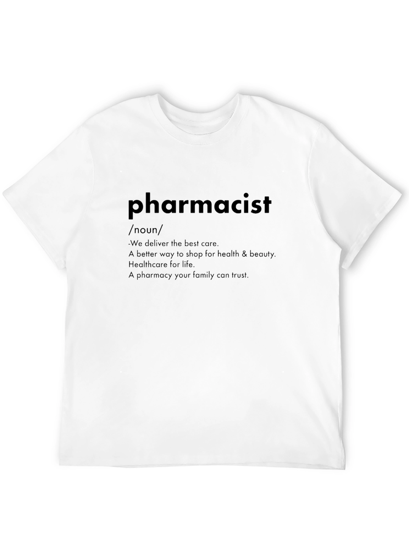 Black Pharmacist Definition T-Shirt - Healthcare Gift view 12