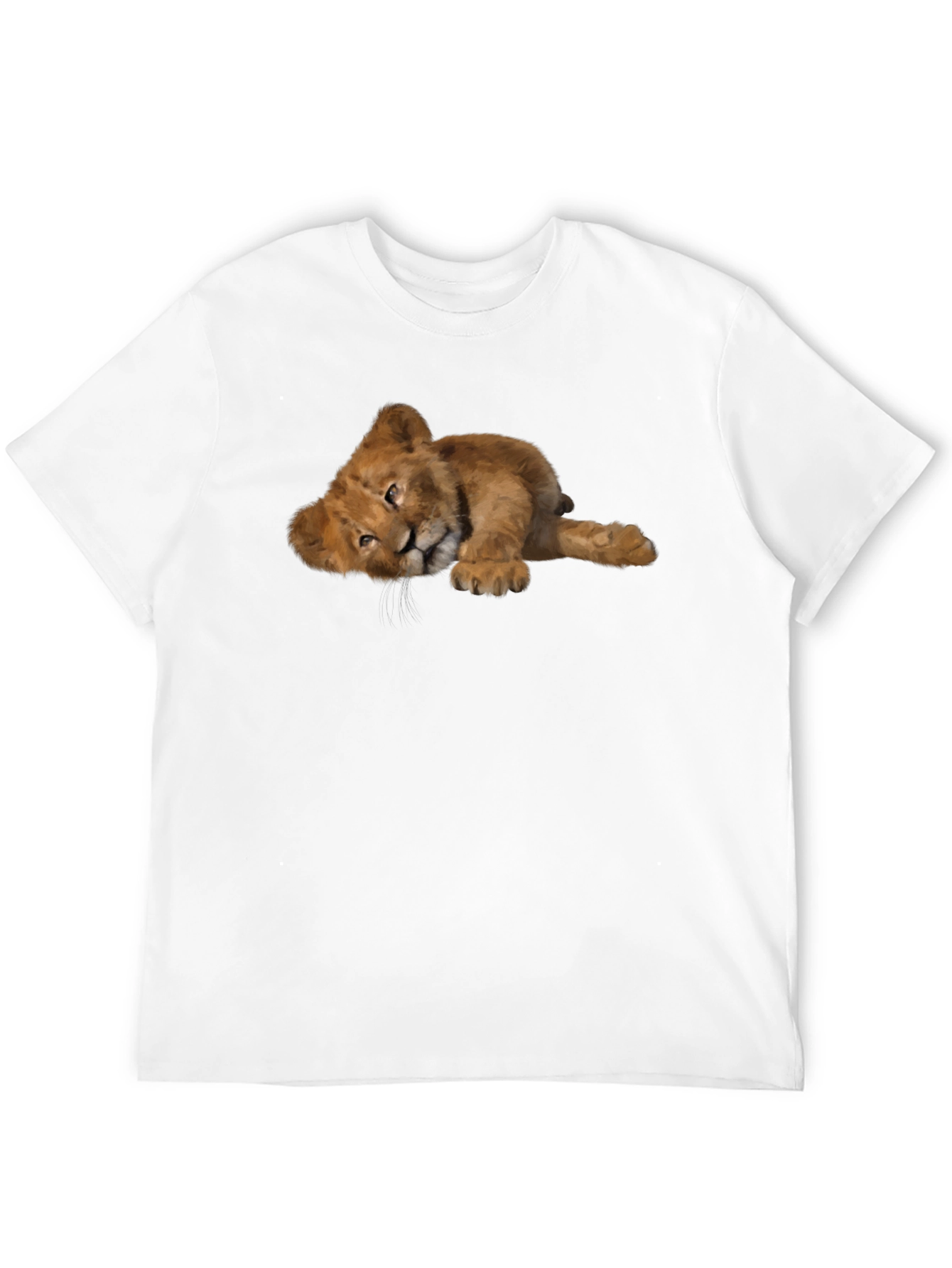 Black Lion Cub Graphic Tee - Black view 12