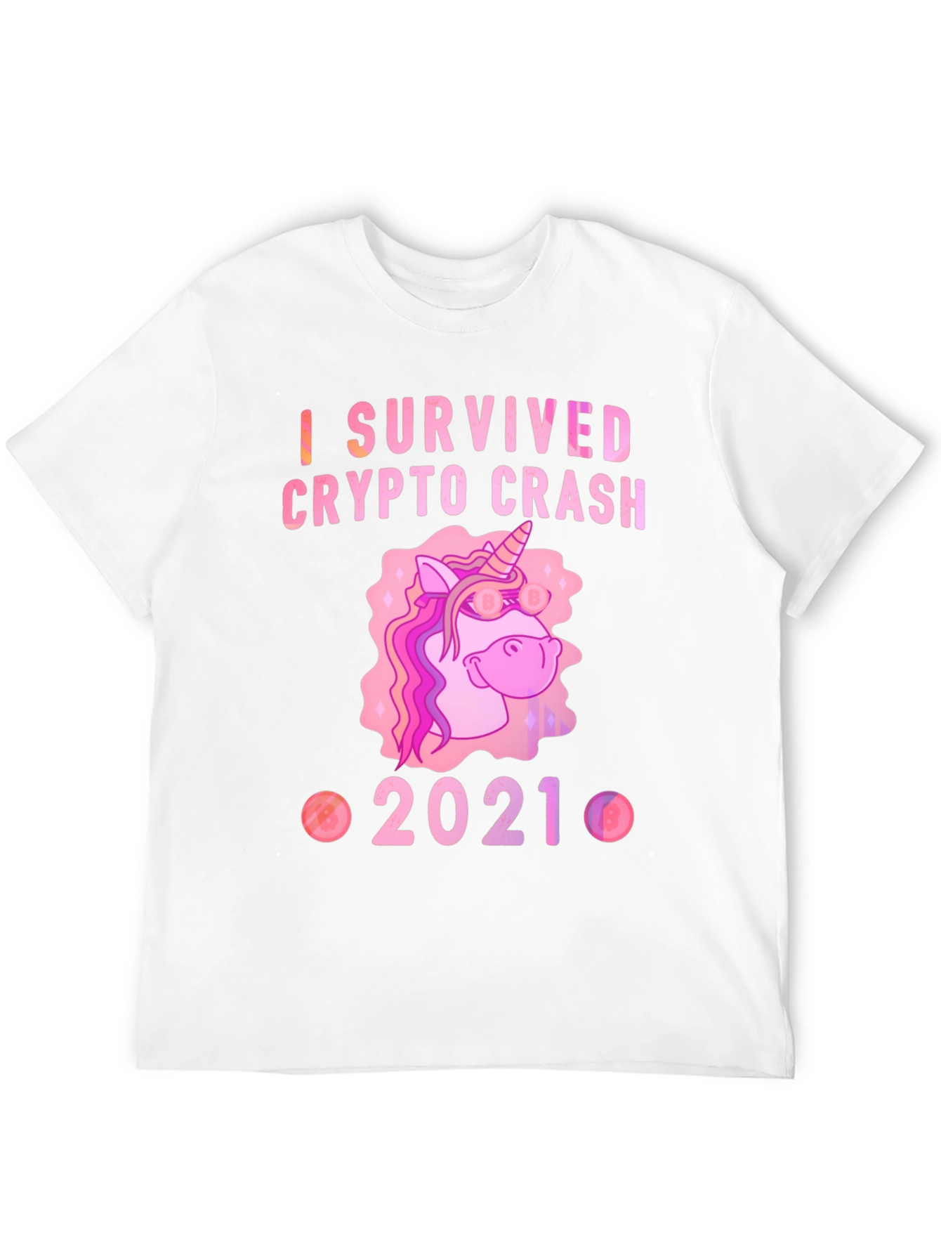 Black Crypto Crash Survivor 2021 Black T-Shirt view 12
