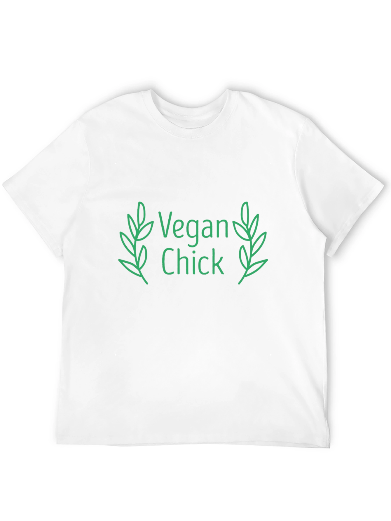 Black Vegan Chick Tee - Black Cotton T-Shirt view 12