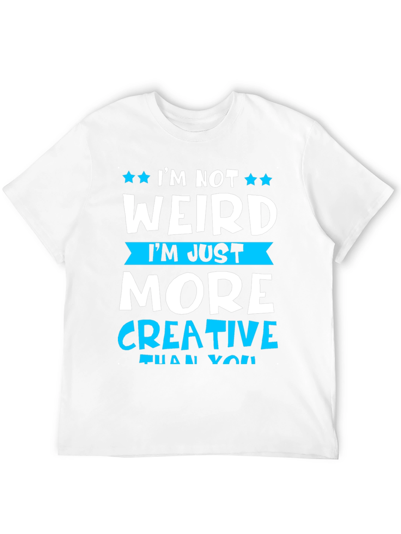 Black I'm Not Weird T-Shirt view 12