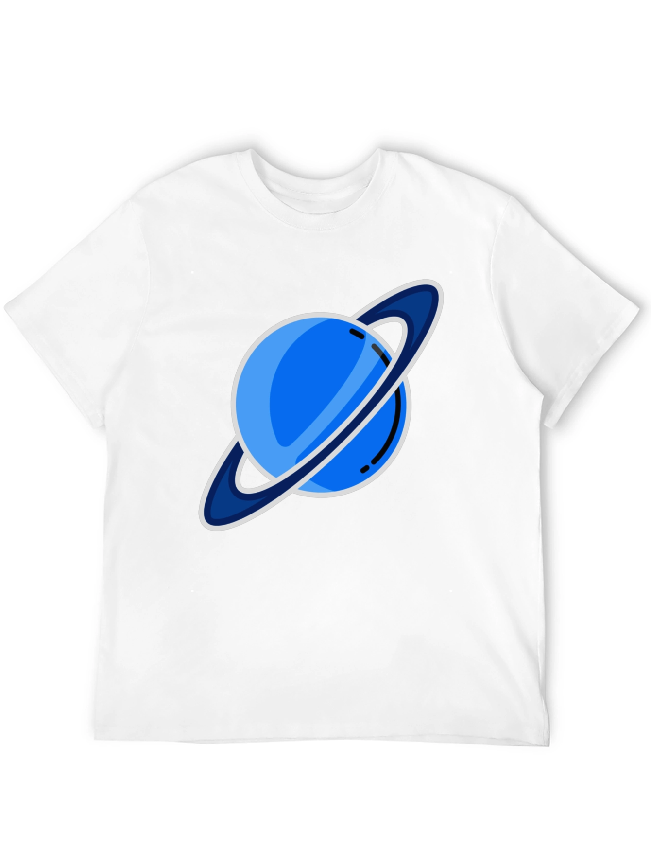 Black Saturn Graphic T-Shirt - Black view 12