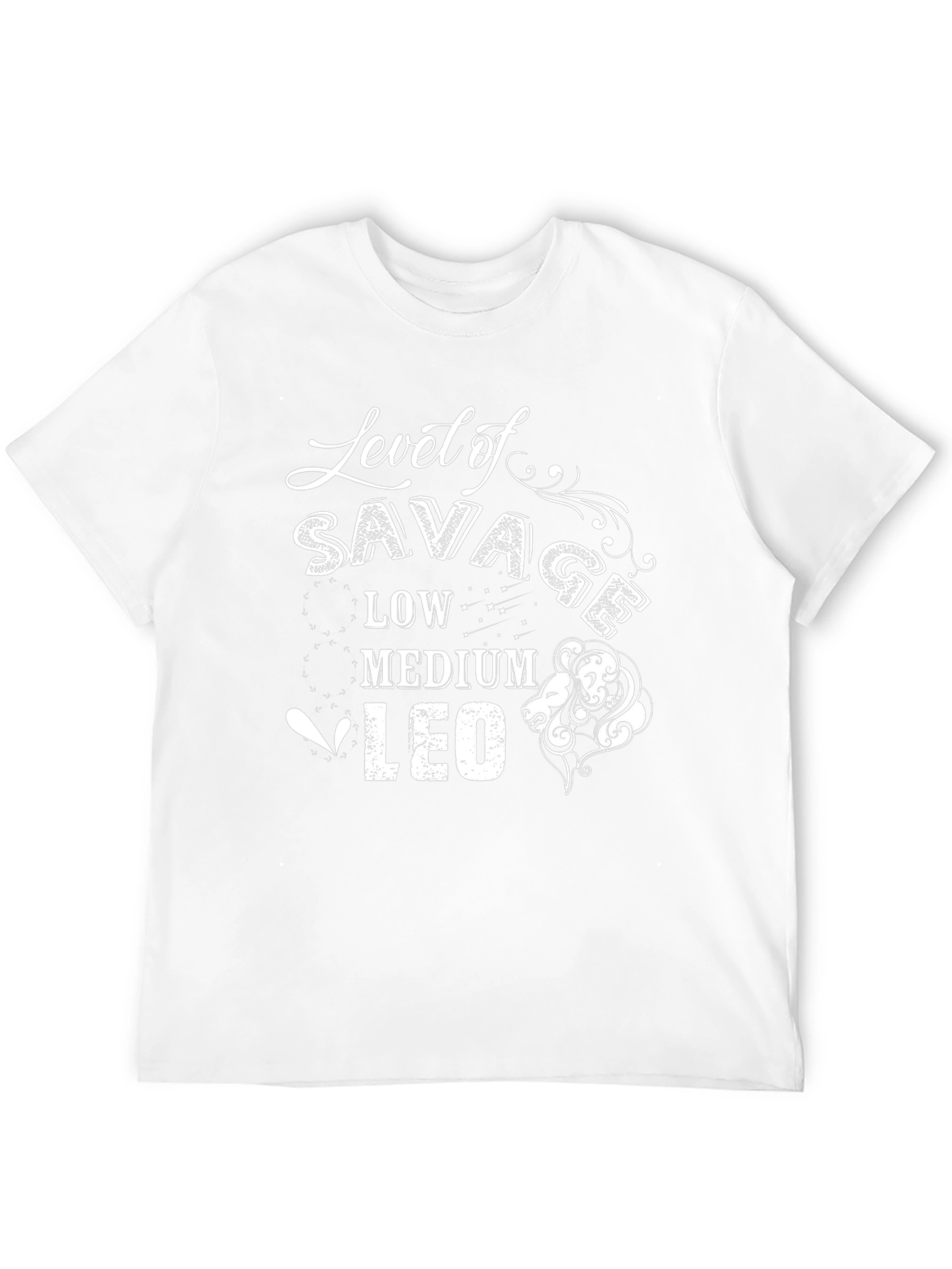 Black Level of Savage: Leo Zodiac Tee view 12