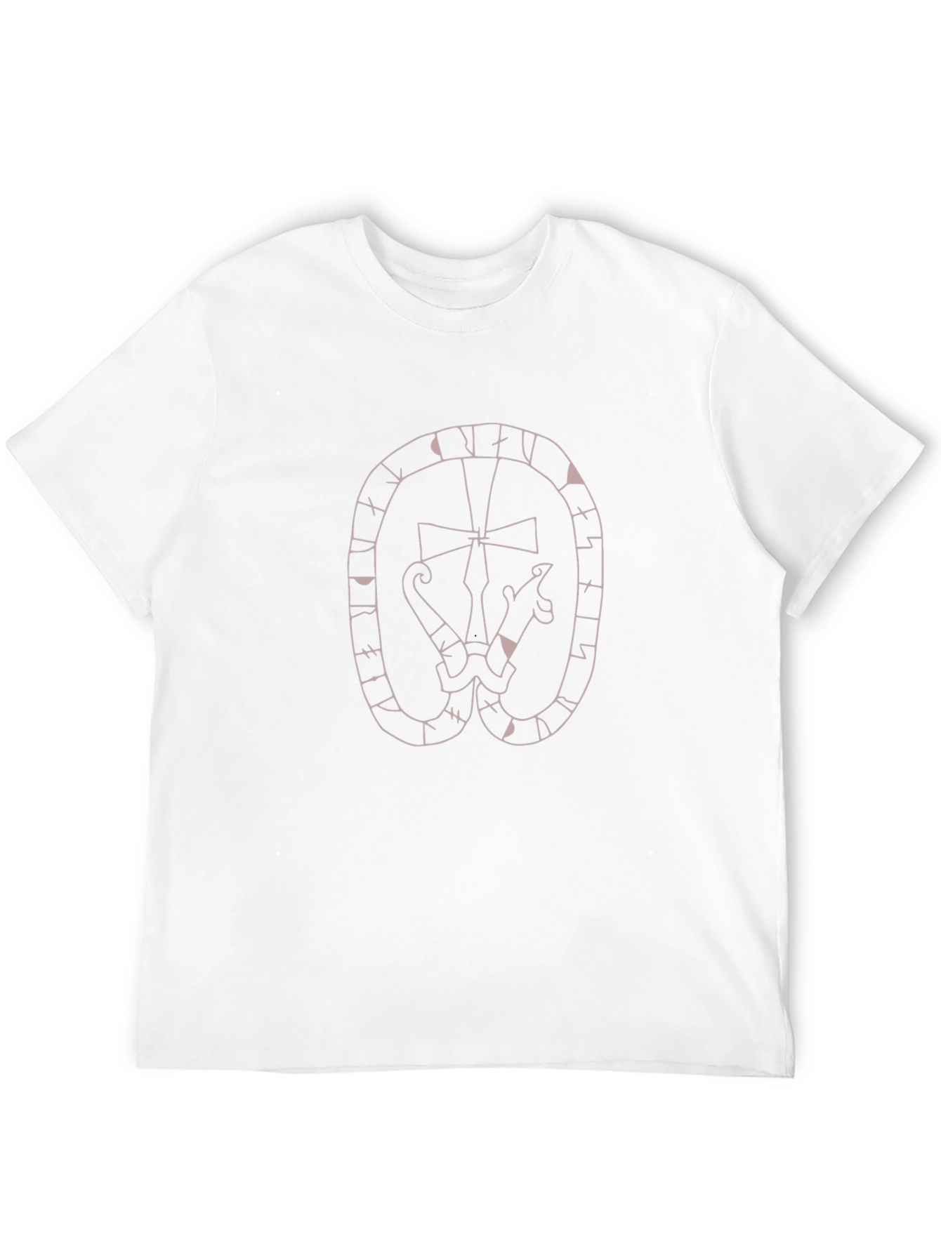 Black Occult Rune T-Shirt - Black Graphic Tee view 12