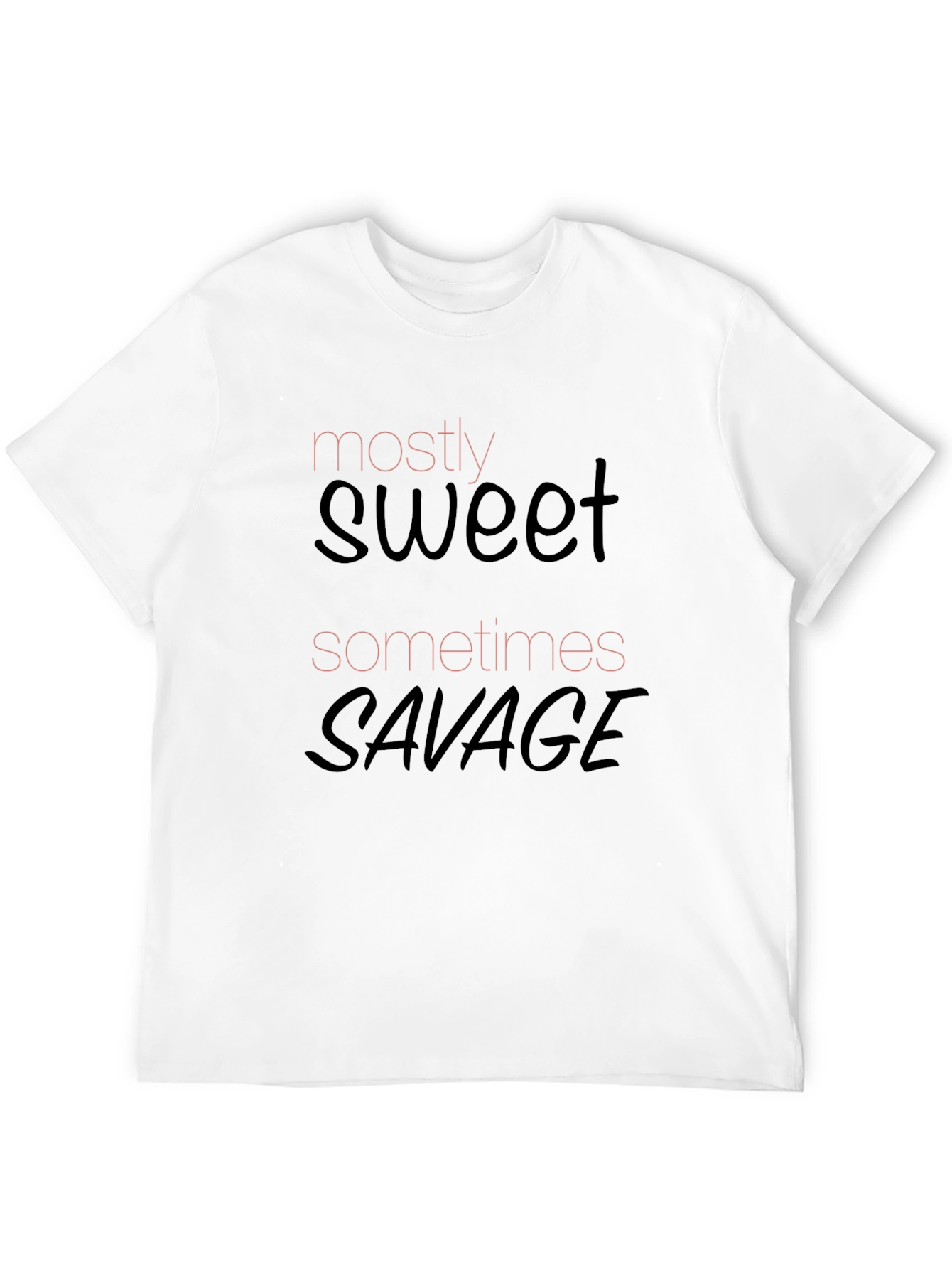Black Sweet & Savage Graphic Tee - Black view 12