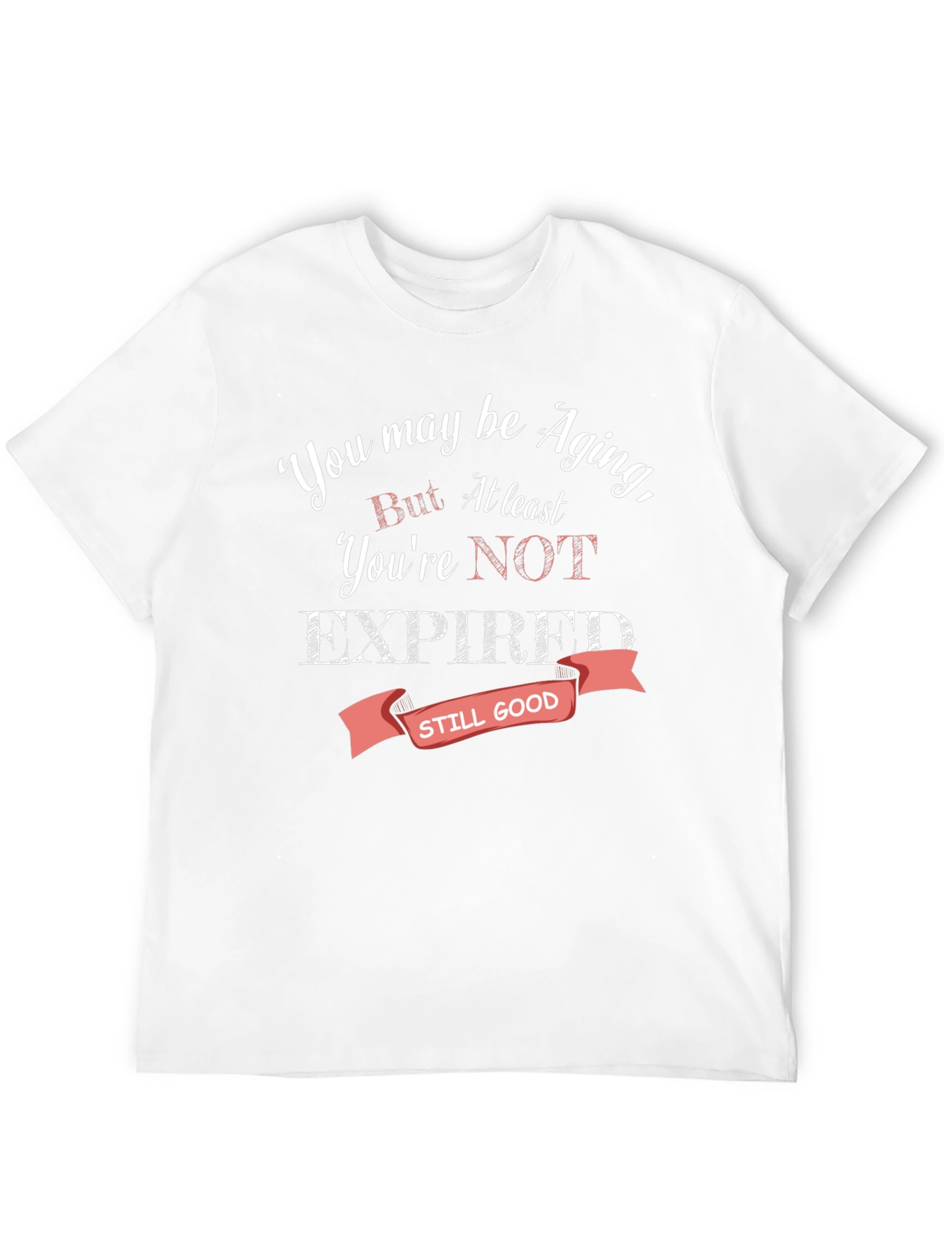 Black Funny Aging T-Shirt - Not Expired Still Good view 12