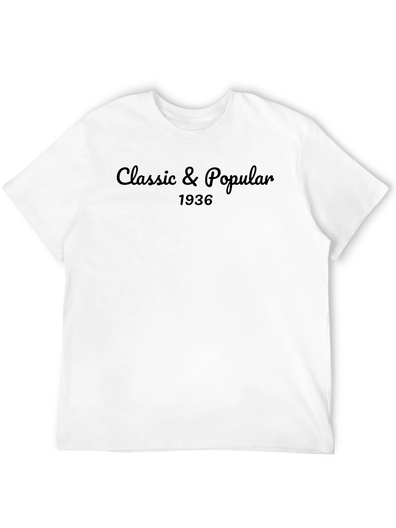 Black Classic & Popular 1936 Graphic Tee view 12