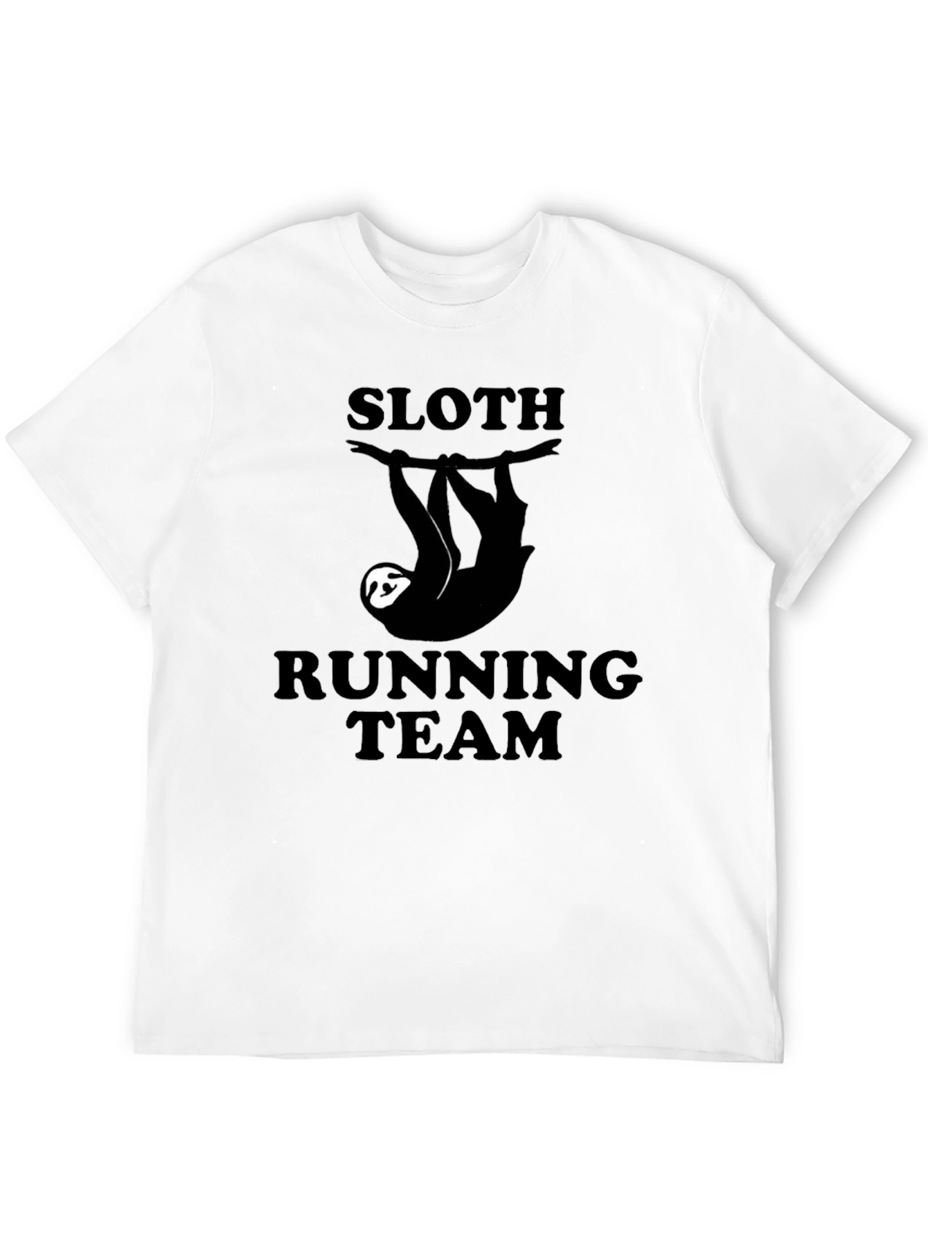 Black Sloth Running Team Graphic Tee view 12