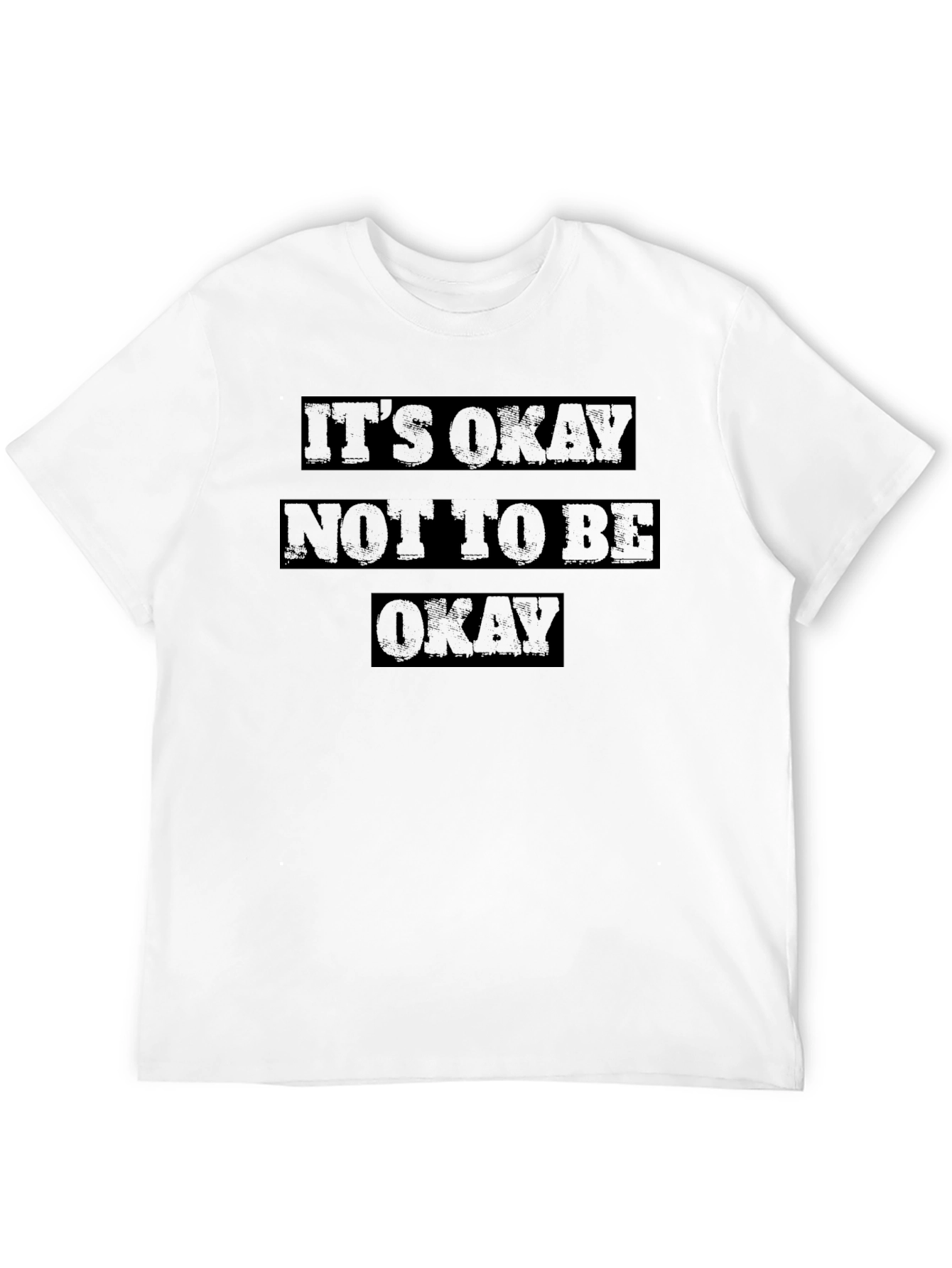Black It's Okay Not To Be Okay Graphic Tee view 12