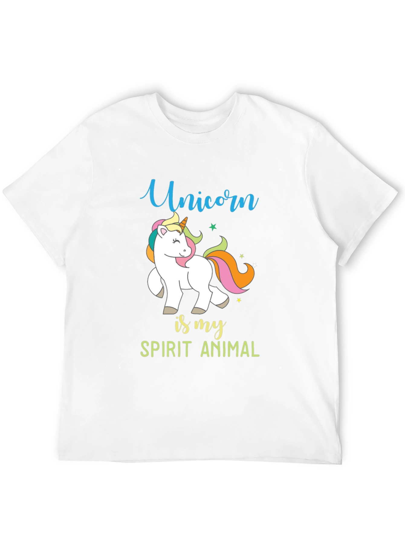 Black Unicorn Spirit Animal Graphic Tee view 12