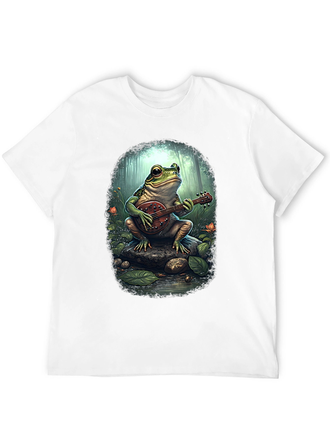 Black Frog Banjo T-Shirt - Musical Amphibian Tee view 12