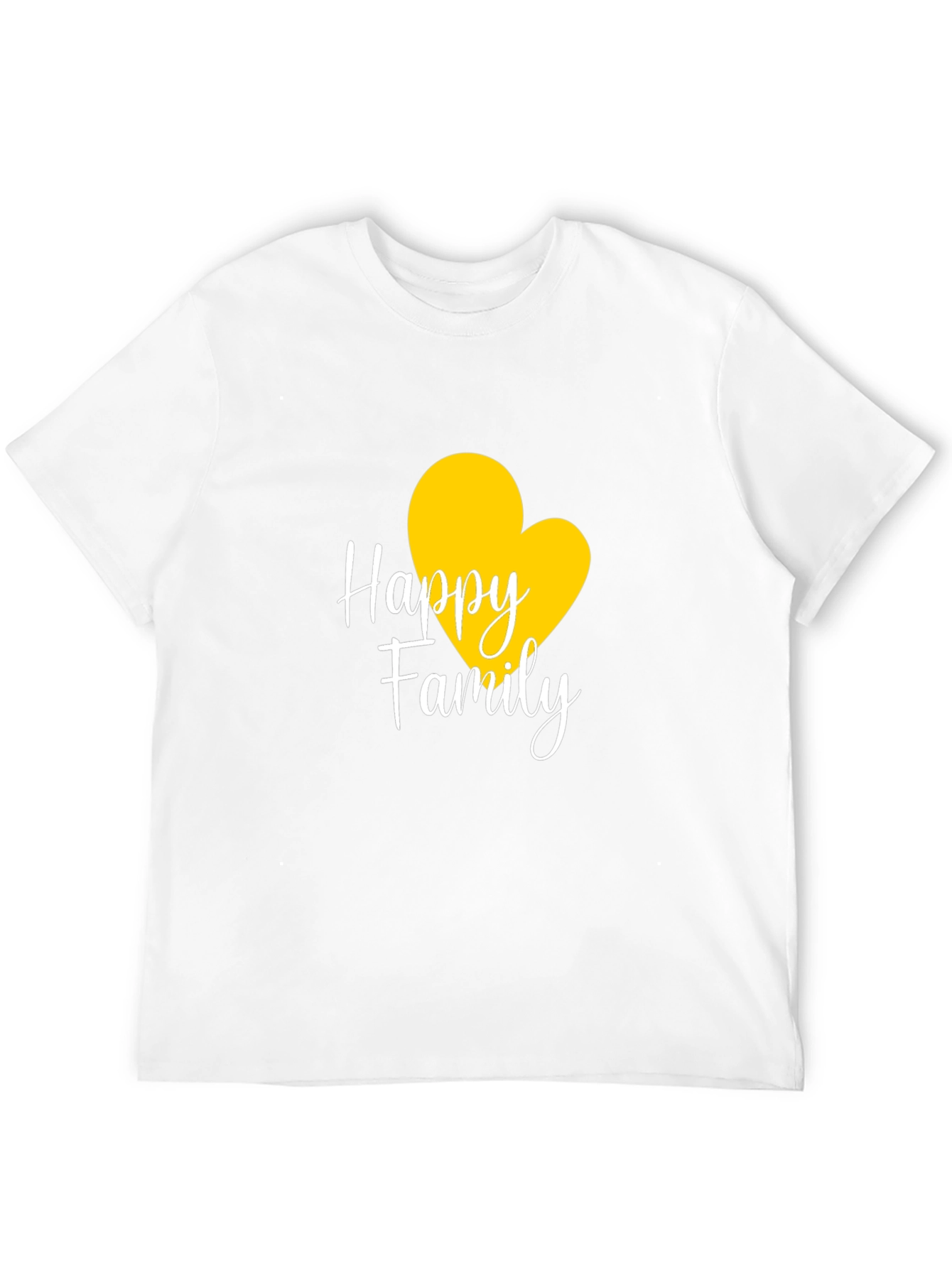 Black Happy Family Heart Graphic Tee view 12