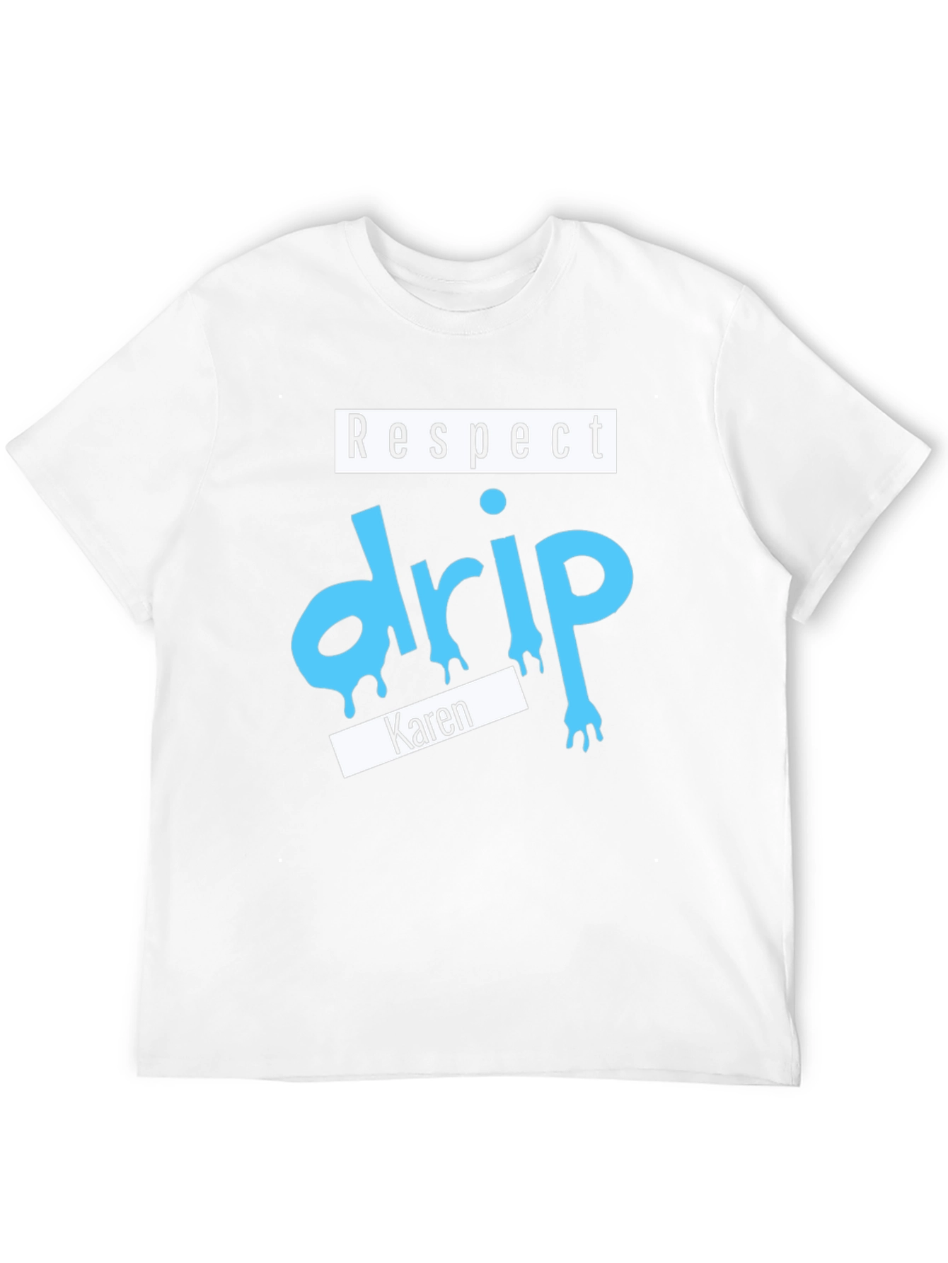 Black Respect Drip Karen Graphic T-Shirt view 12