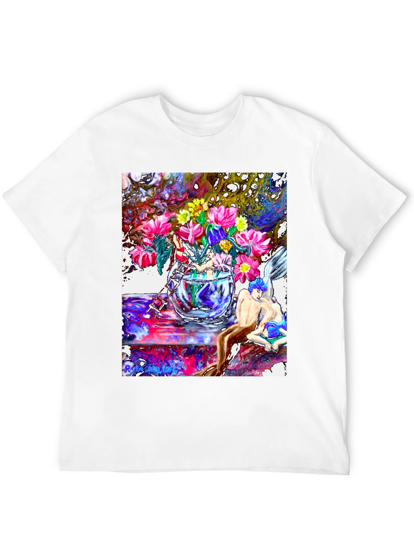 Black Floral Fairytale T-Shirt view 12