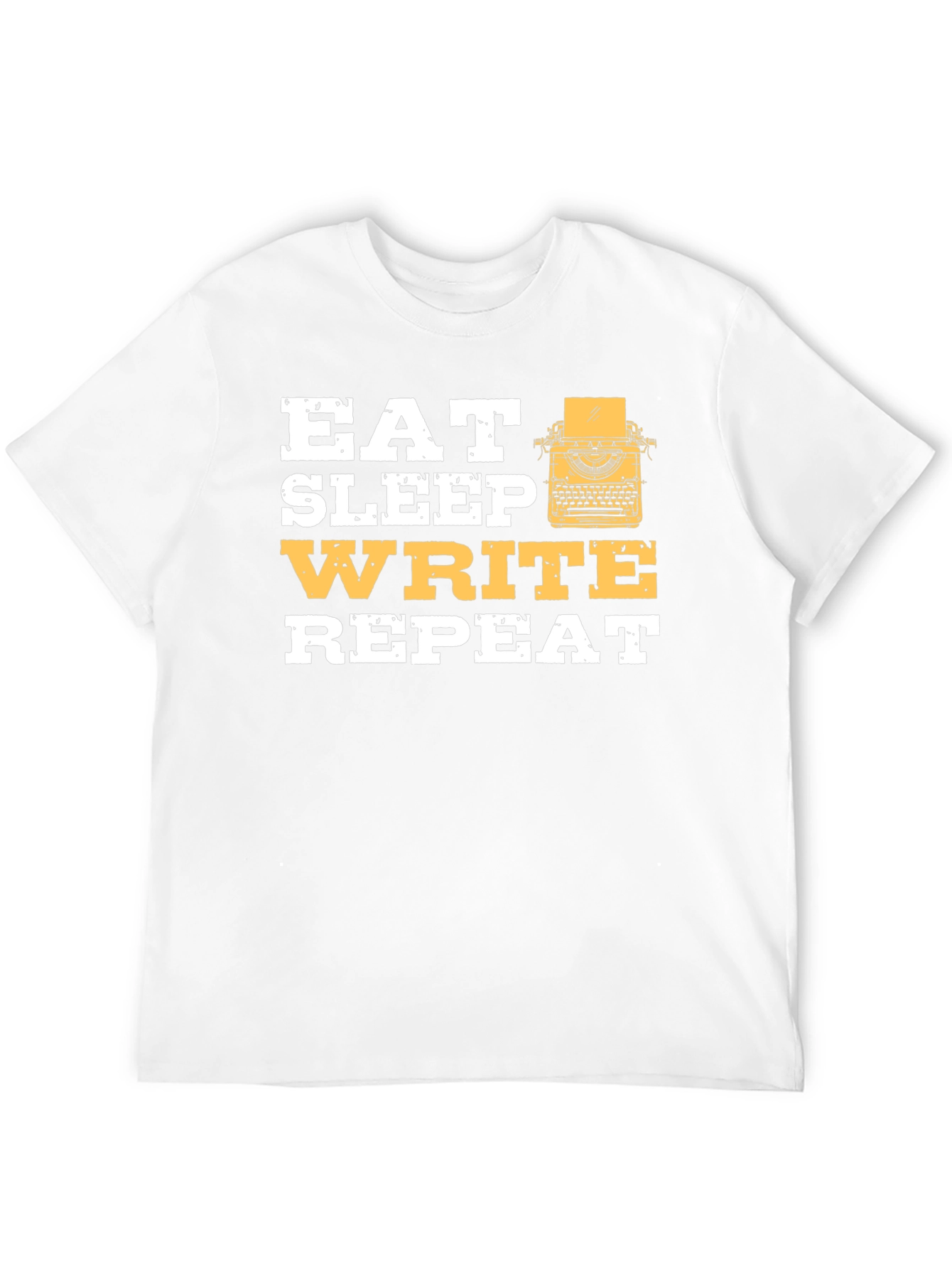 Black Eat Sleep Write Repeat T-Shirt - Writer's Gift view 12