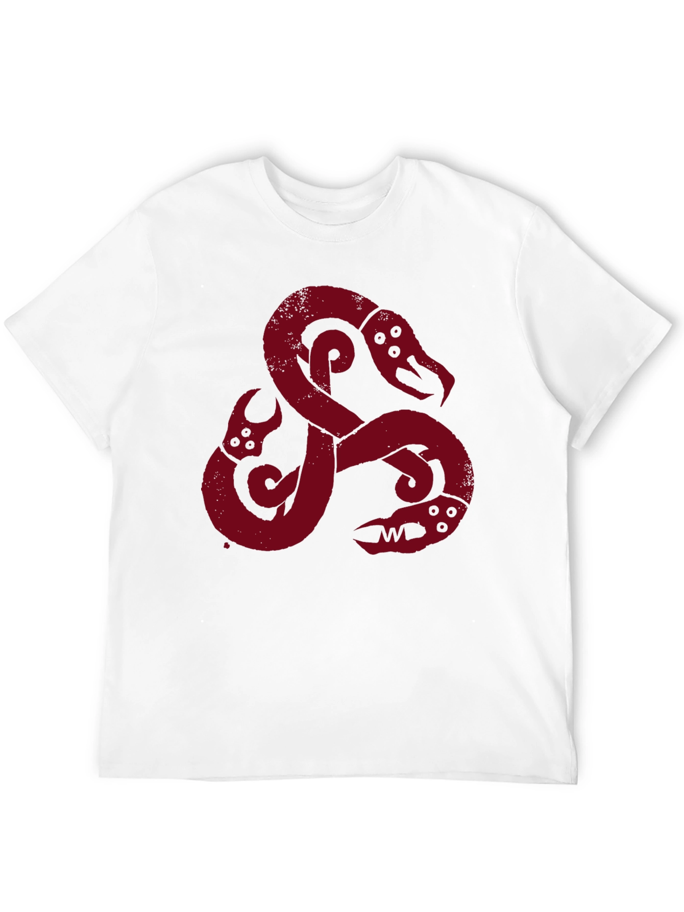 Black Viking Serpent Graphic Tee - Men's Black T-Shirt view 12