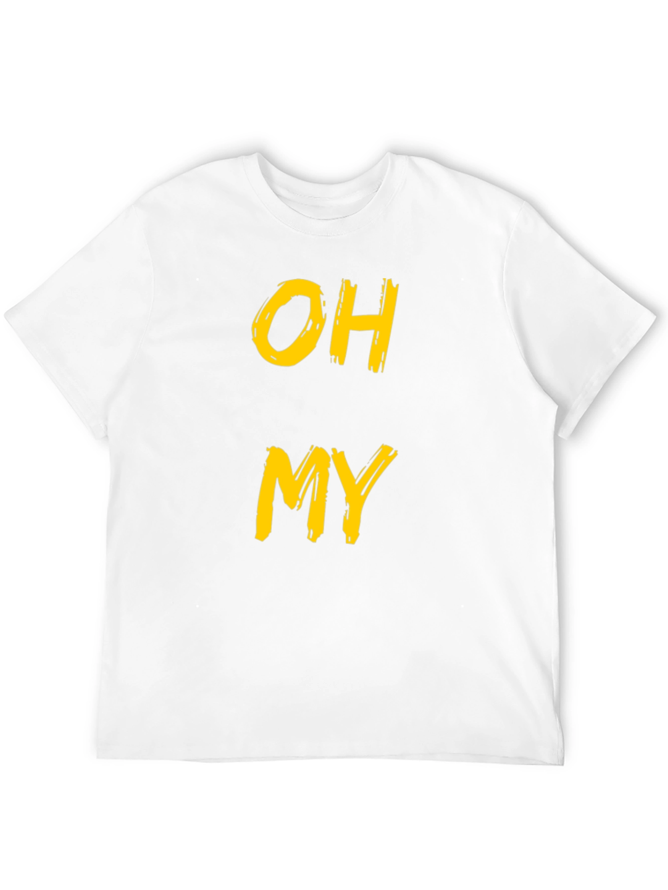 Black Oh My Graphic Tee - Funny Casual T-Shirt view 12