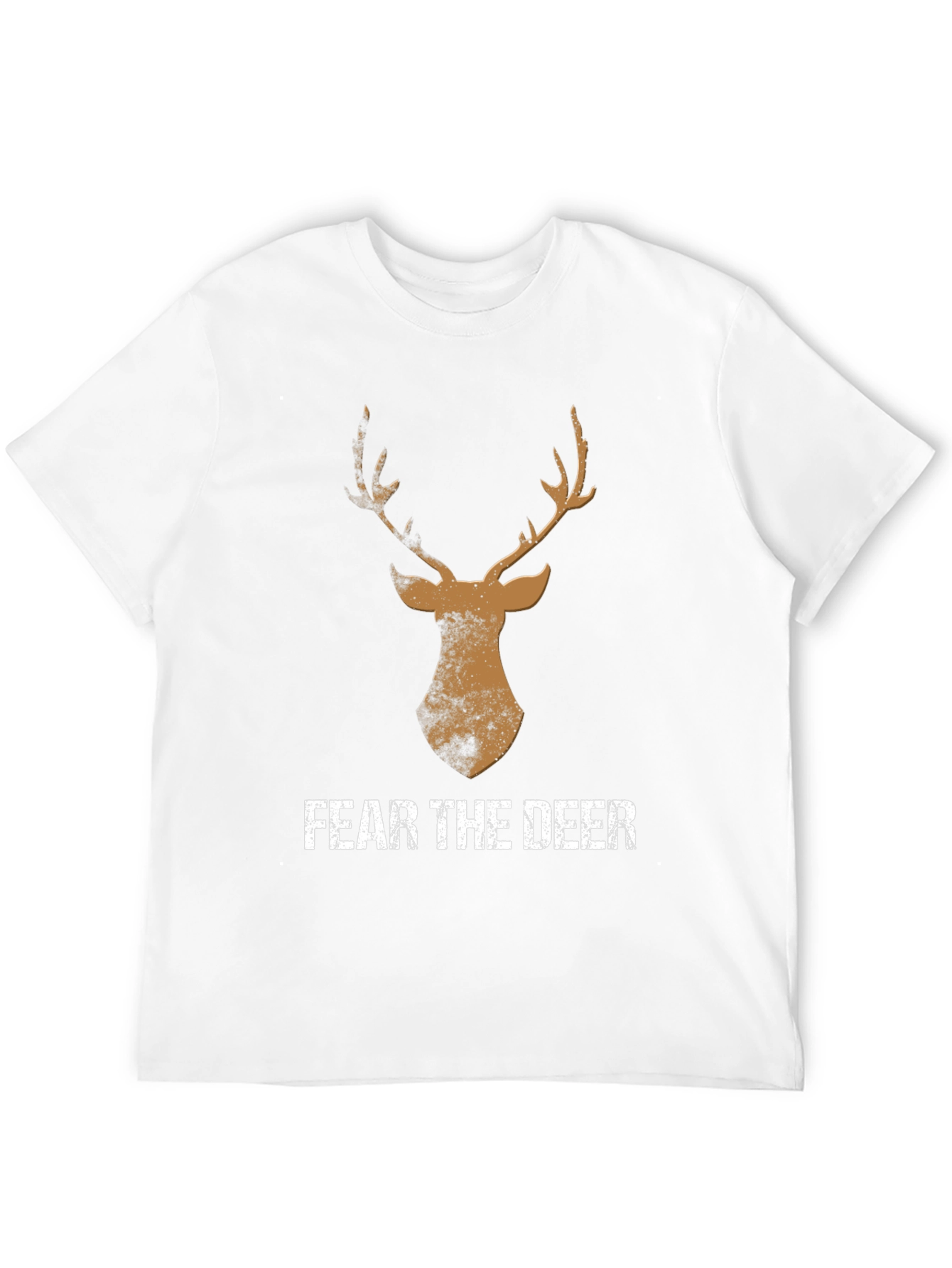 Black Fear the Deer Graphic Tee - Men's Black T-Shirt view 12