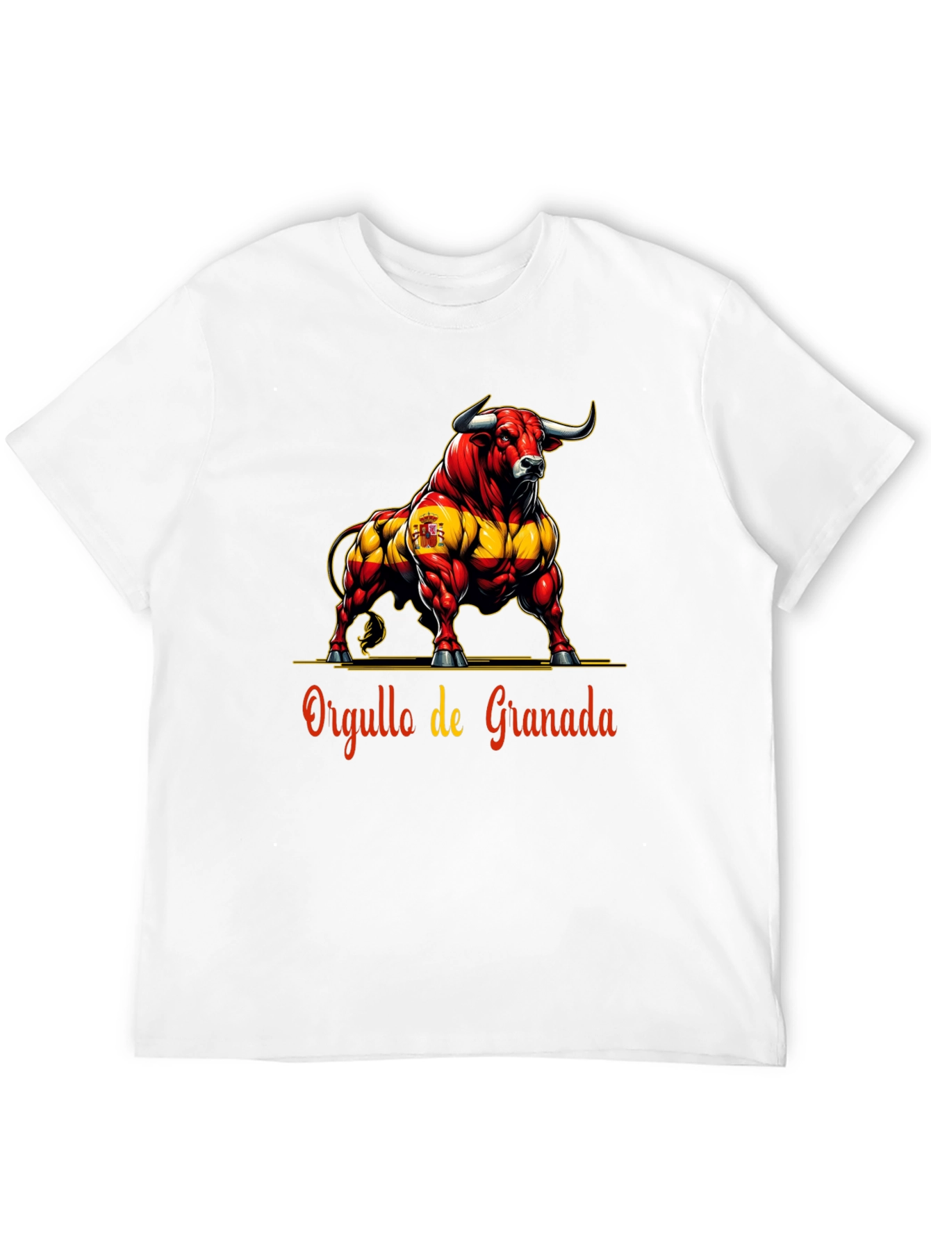 Black Granada Pride Bull Graphic Tee - Bold Spanish Style view 12