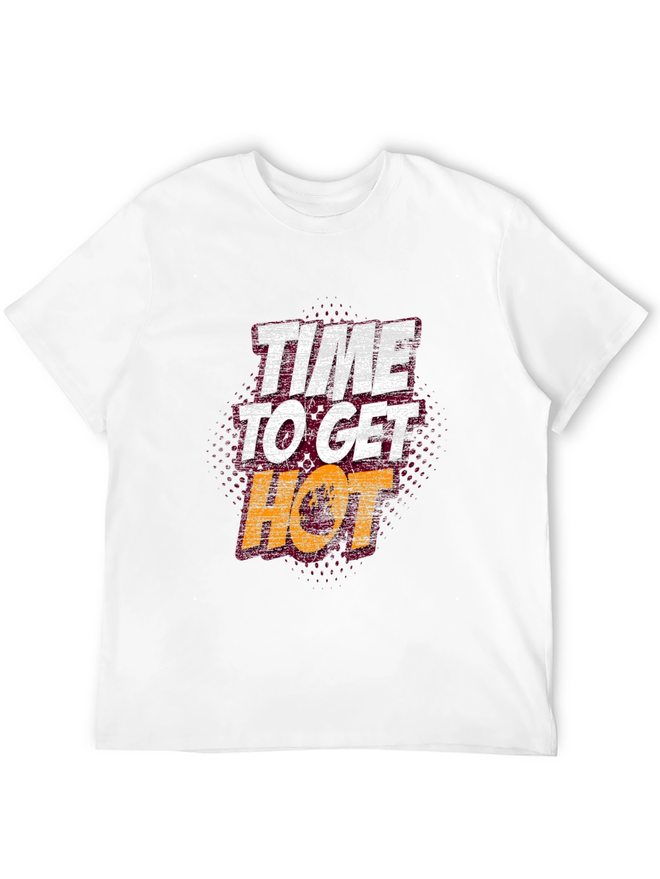 Black Time to Get Hot Graphic Tee view 12